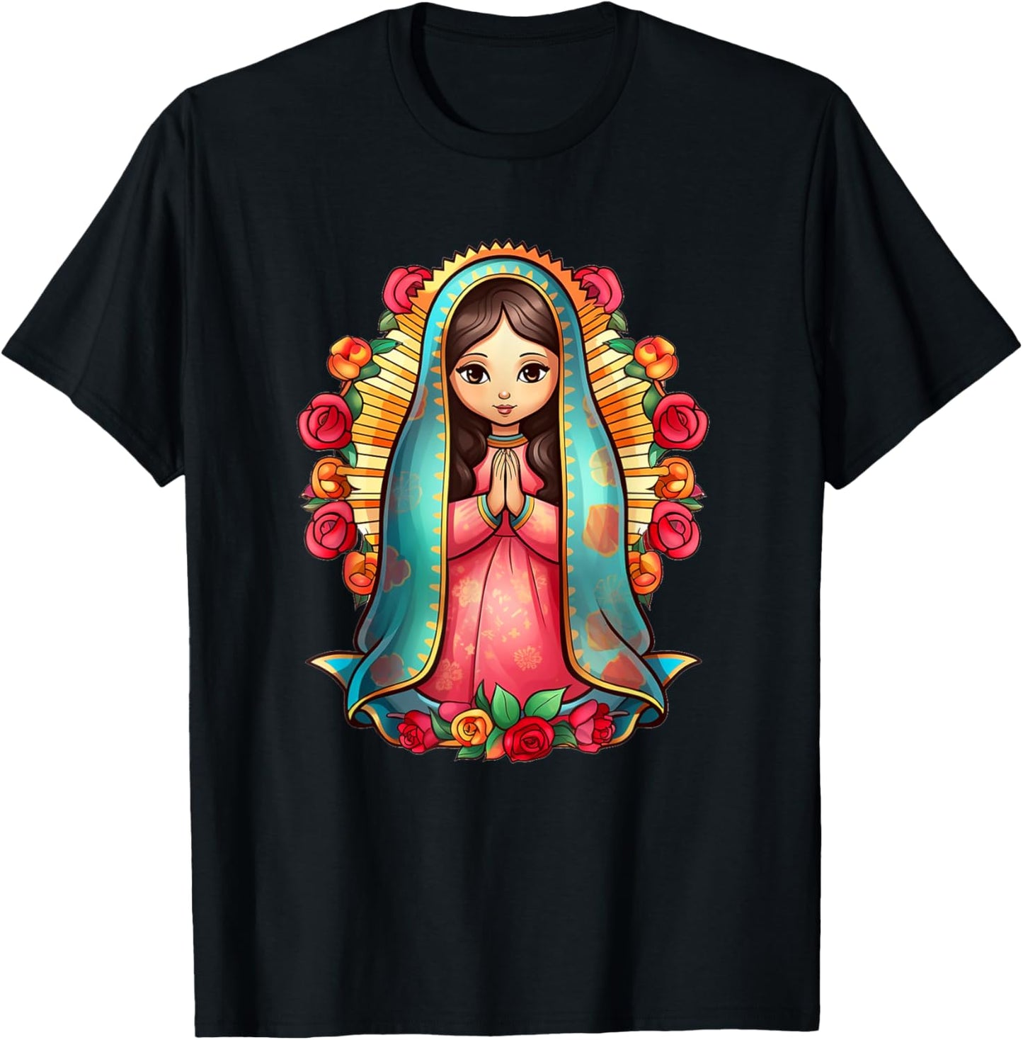Our Lady Virgen de Guadalupe Cartoon Cute Chibi Style