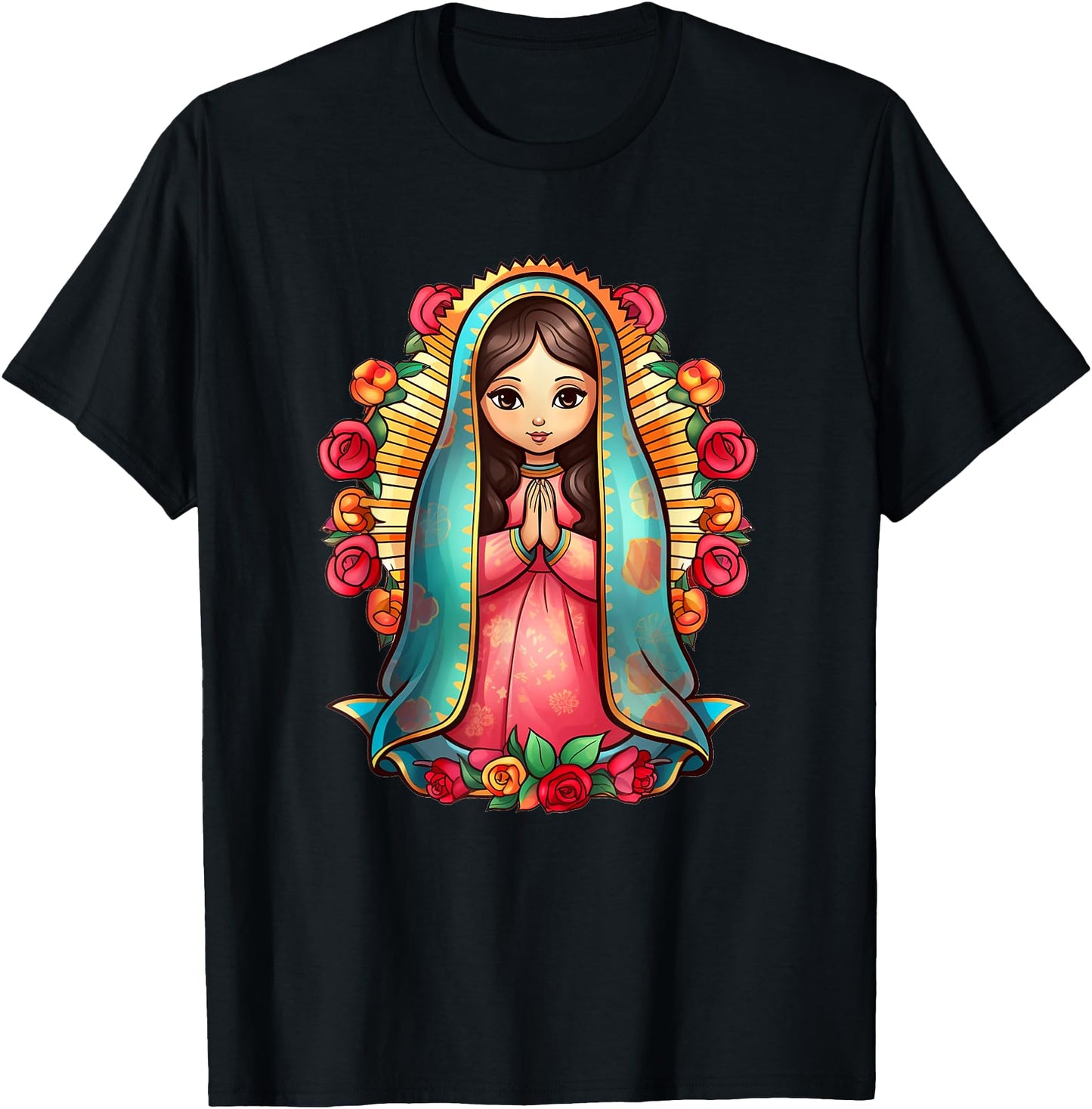 Our Lady Virgen de Guadalupe Cartoon Cute Chibi Style