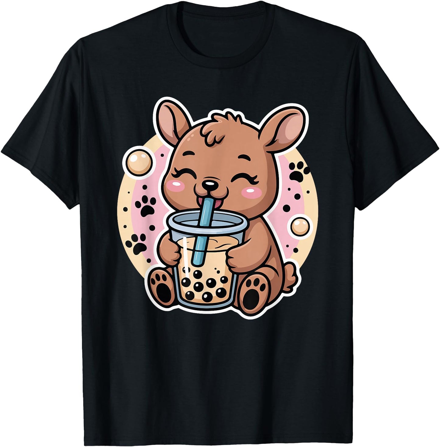 Deer Boba Tea Bubble Tea Anime Kawaii