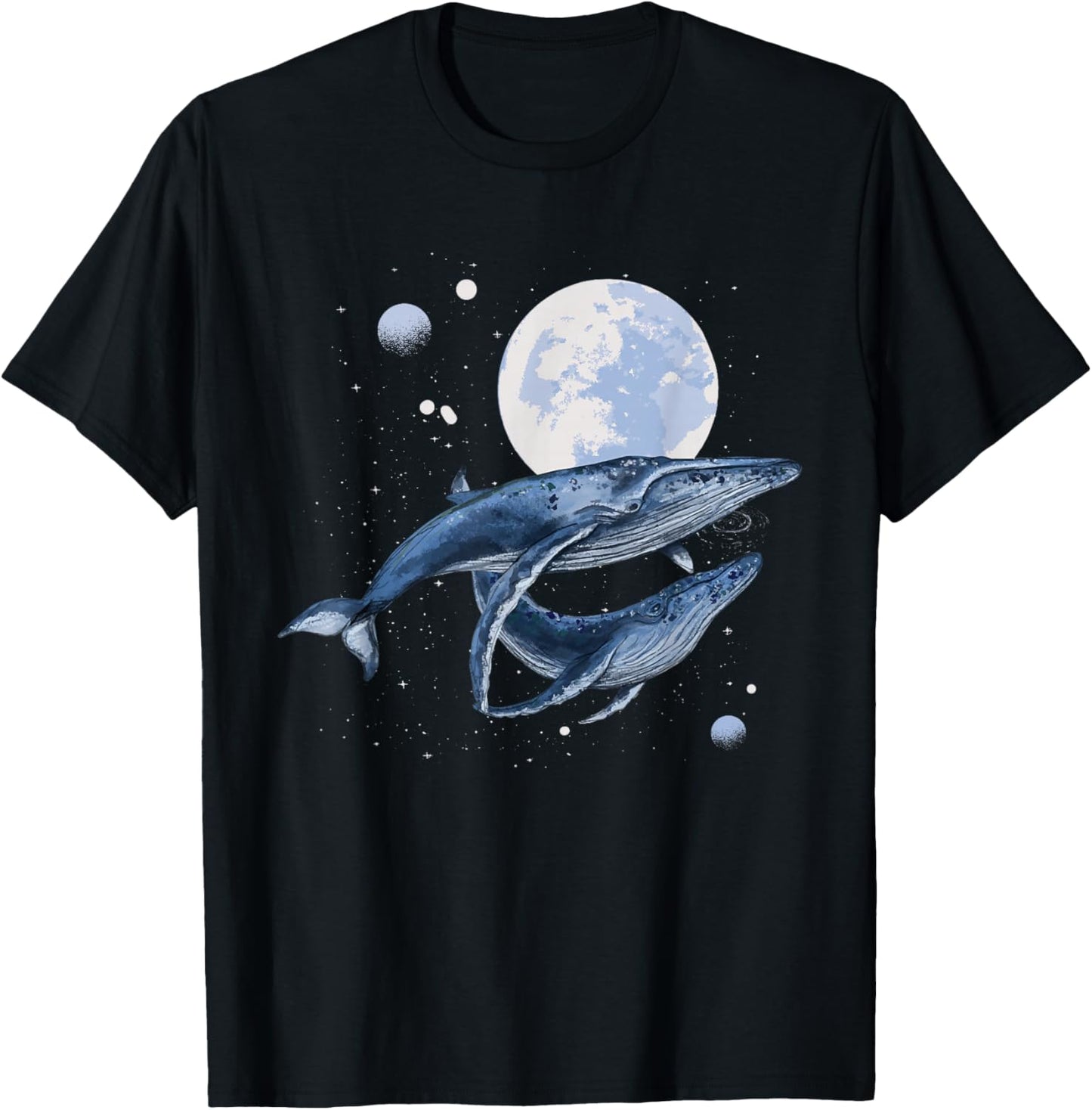 Humpback Whale Motif, Blue Whale, Beluga Orca Whale, Cool Whale T-Shirt