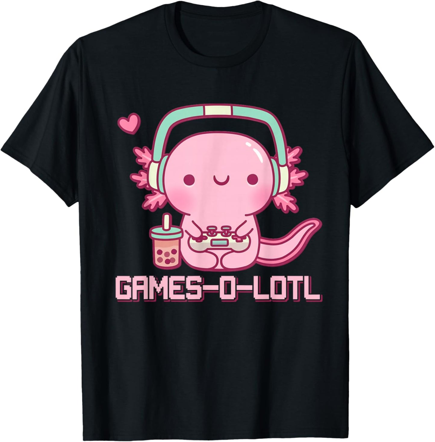 Gamesolotl Axolotl Video Games Kawaii Anime Gamer Boys Girls