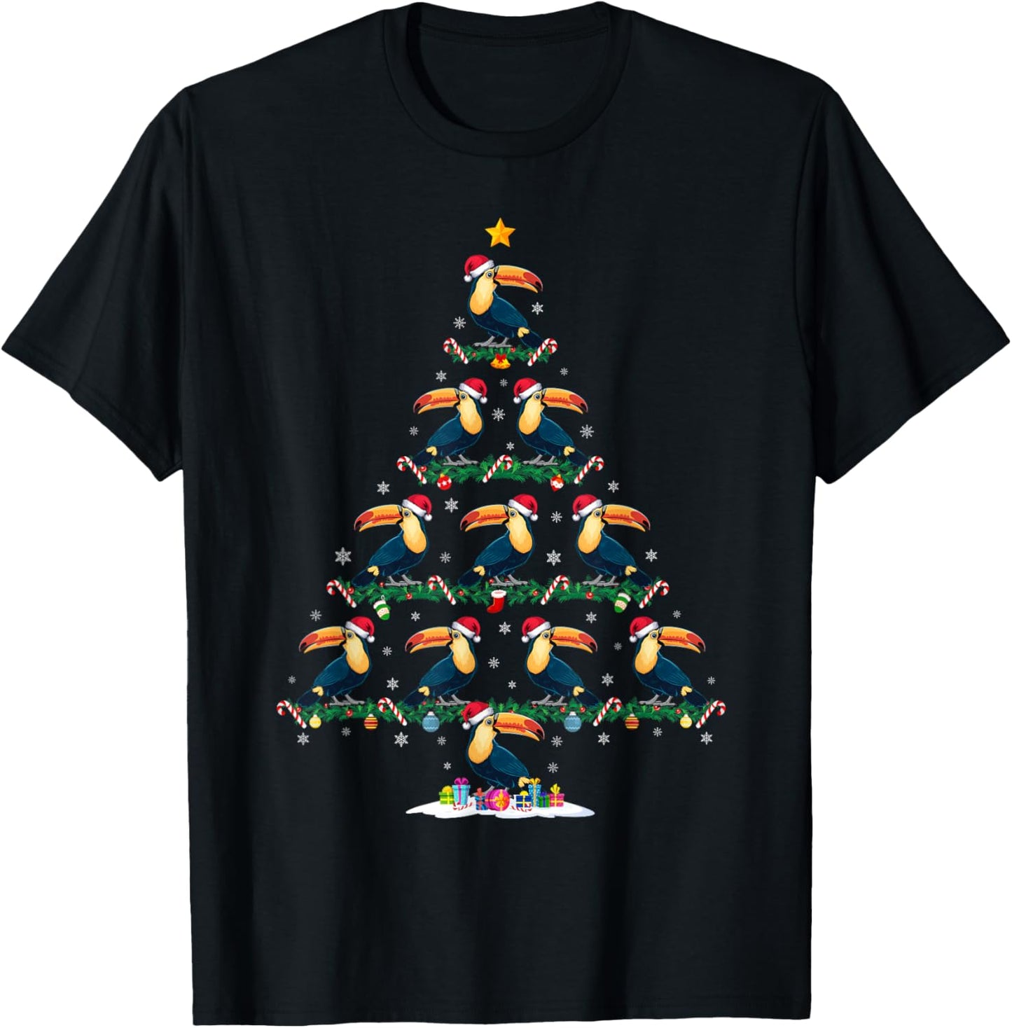 Toucans Christmas Tree Pajama Men Women Kids Ugly Xmas