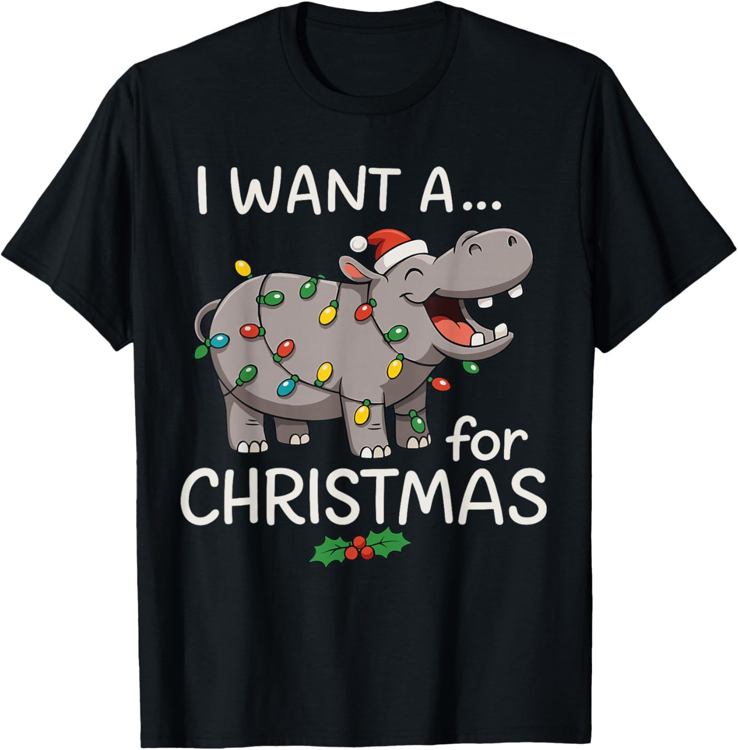 I Want a Hippopotamus for Christmas, Funny Hippo Christmas