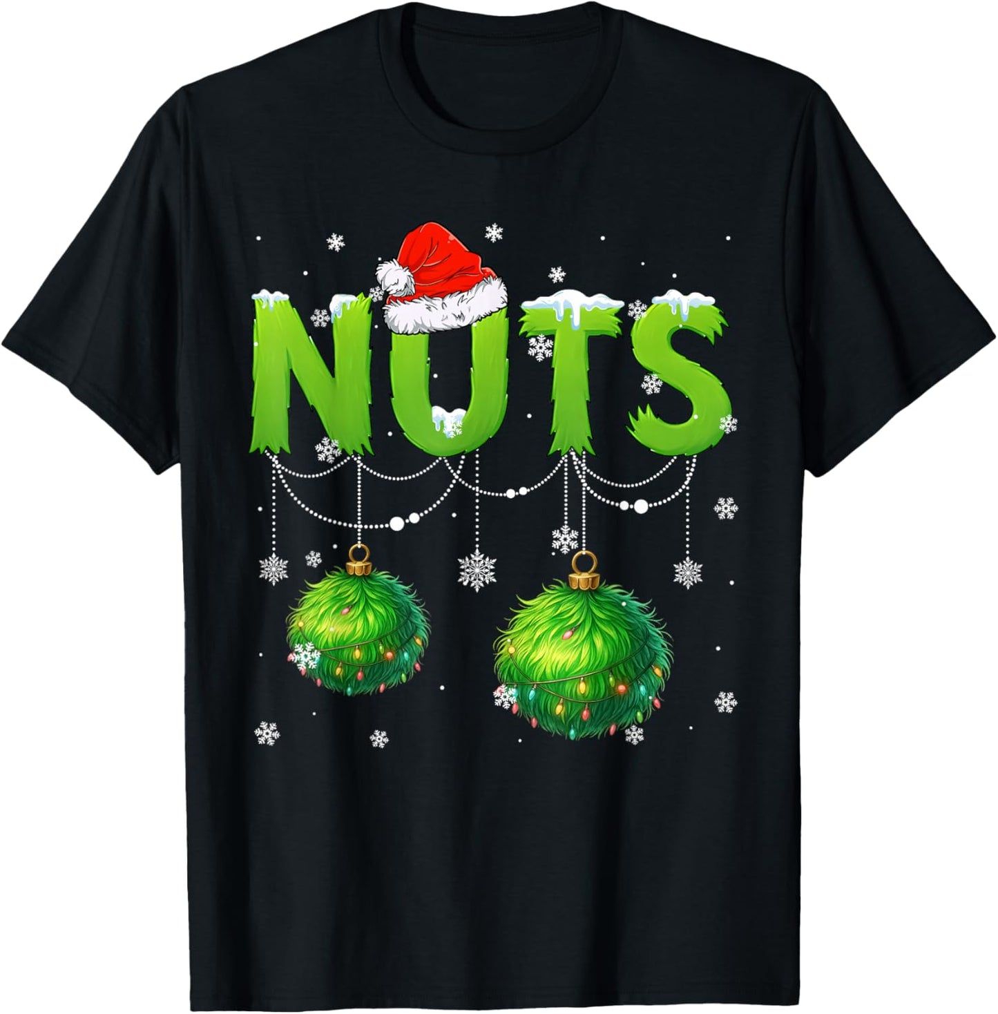 Funny Nuts Santa Hat Christmas Xmas Men Women