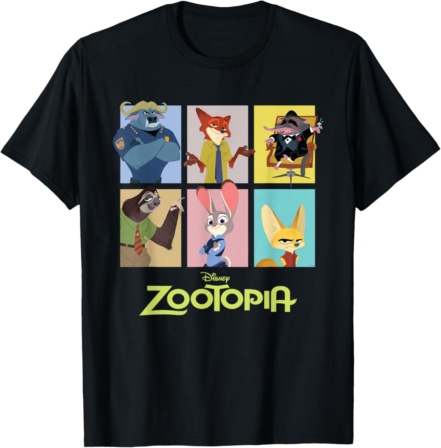 Disney Zootopia Characters Grid