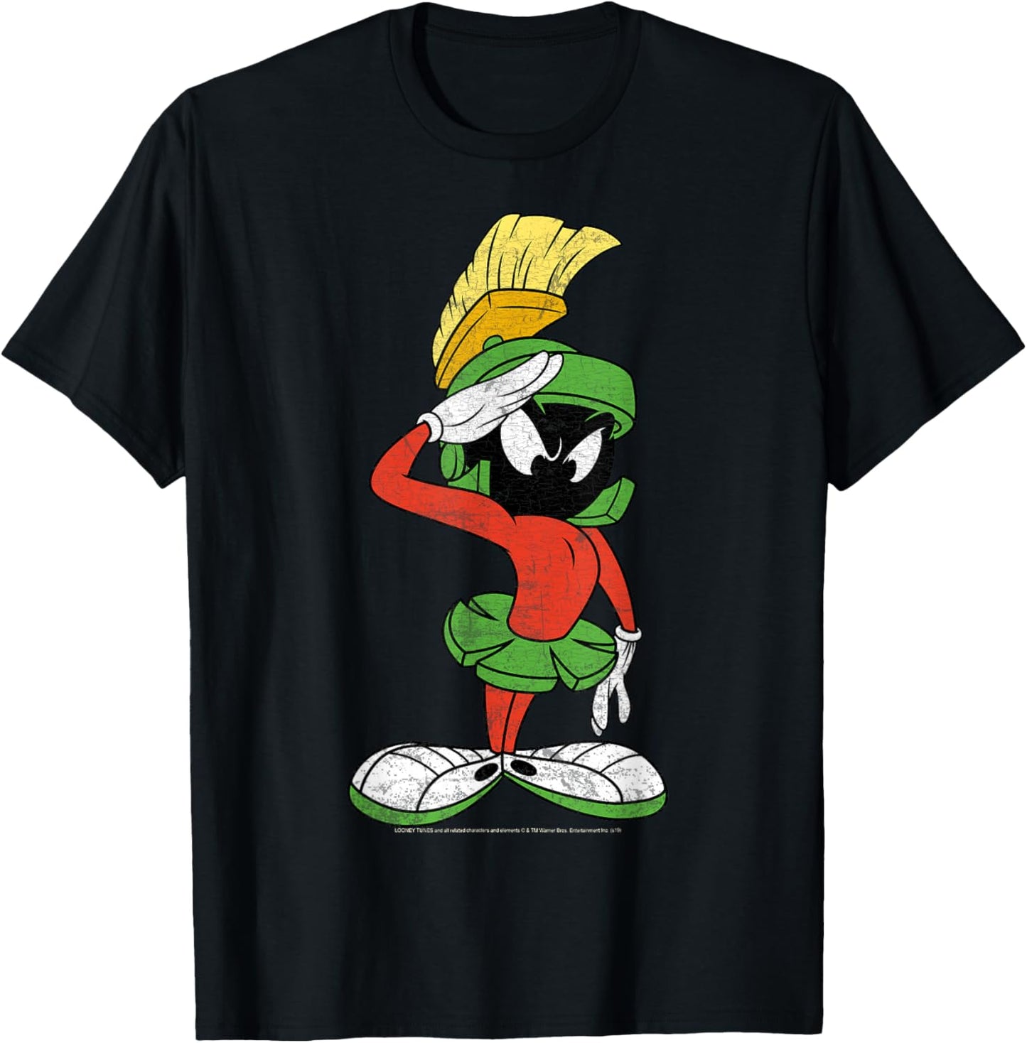 Looney Tunes Marvin The Martian Salute Portrait