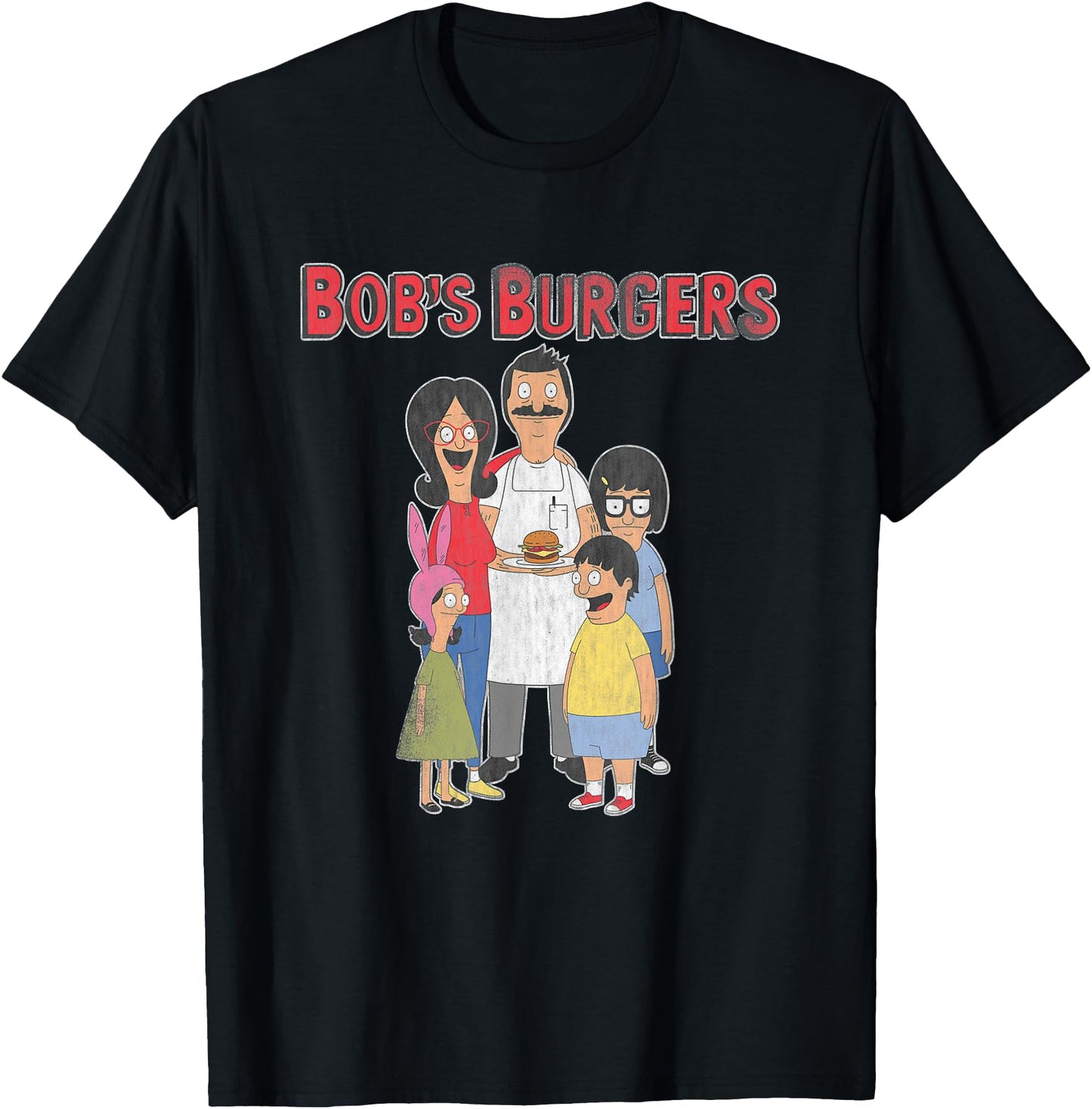 Bob's Burgers Retro Cartoon Family