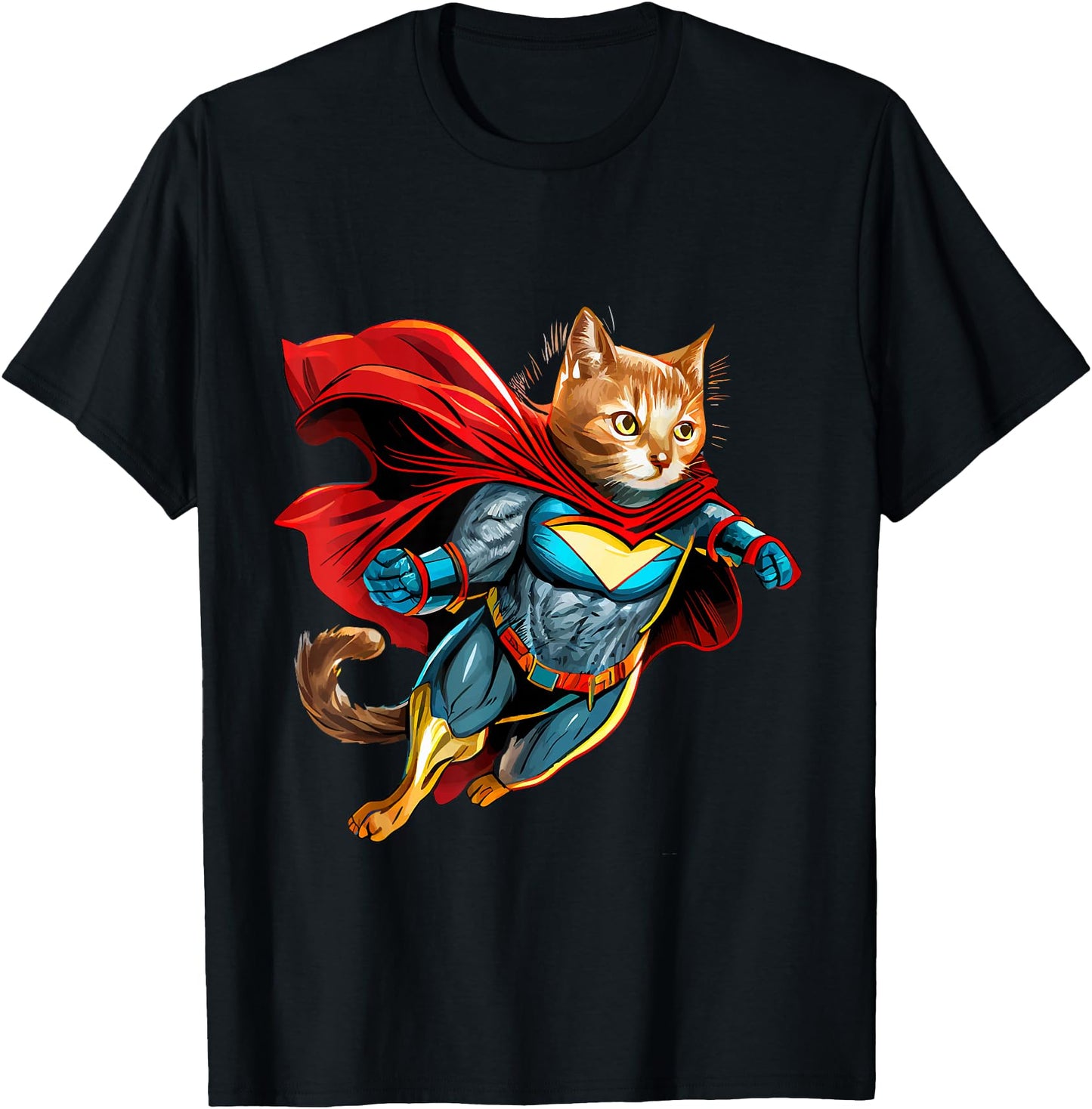 Superhero Cat Red Cape Super Hero Cat Kitten Kitty