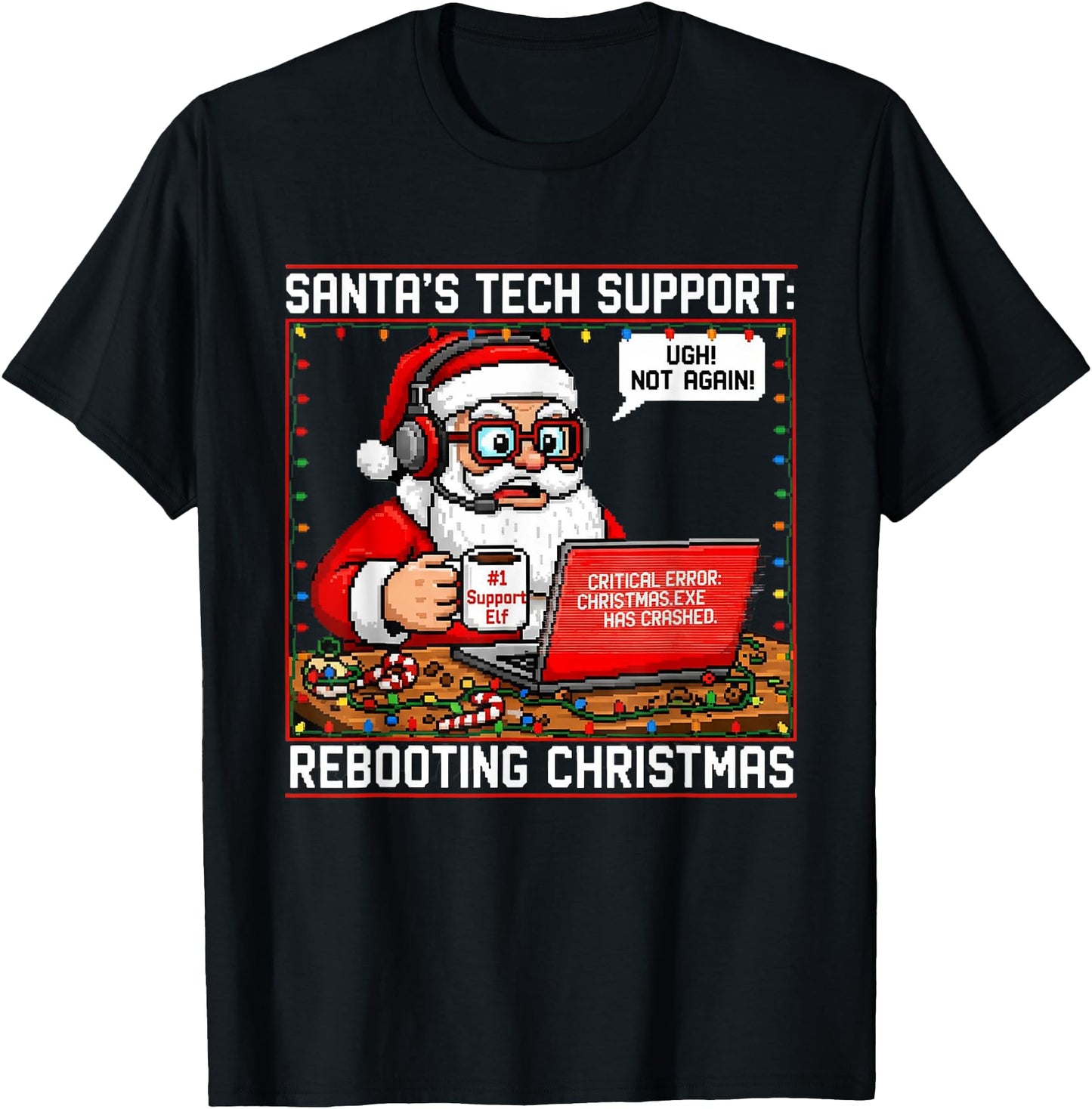 Santa's Tech Support: Rebooting Christmas Funny