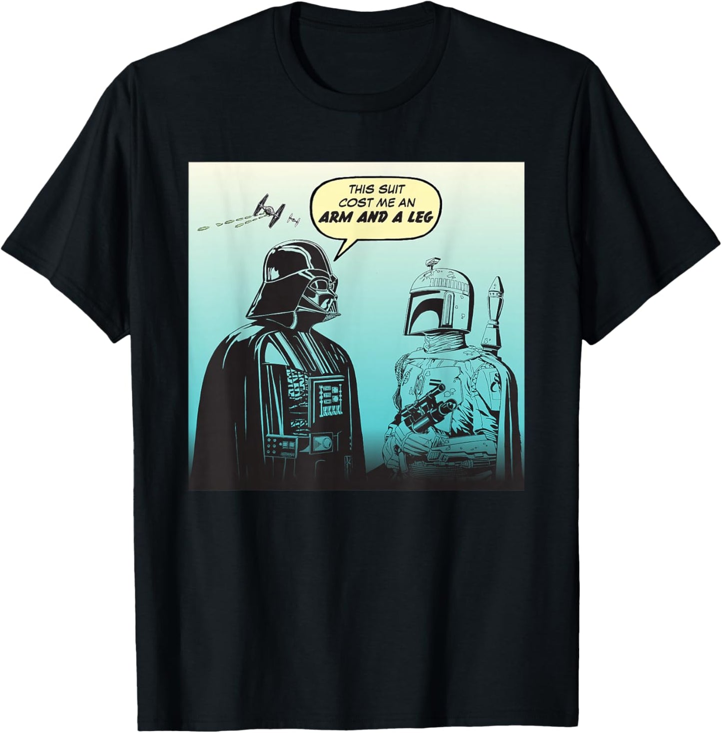 Star Wars Funny Darth Vader and Boba Fett Comic