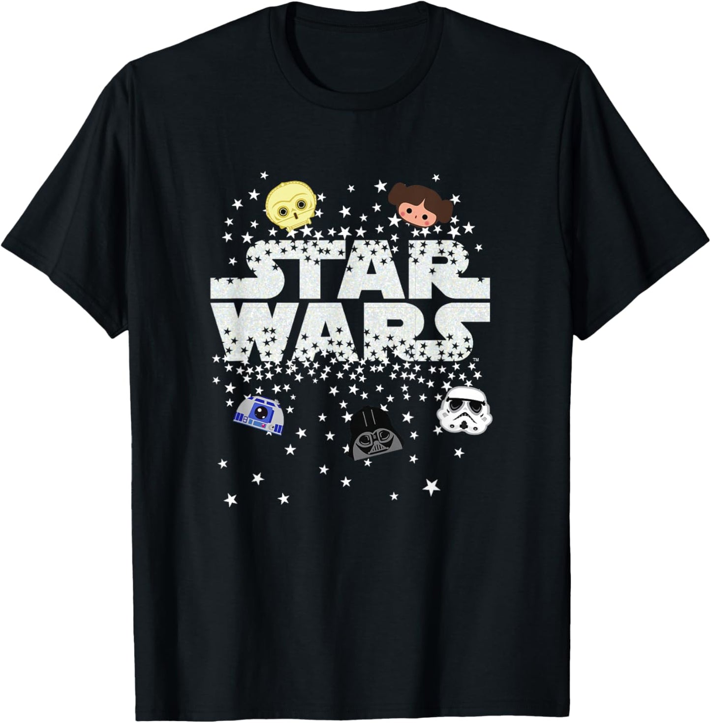Star Wars Classic Star Spangled Chibi Heads Logo