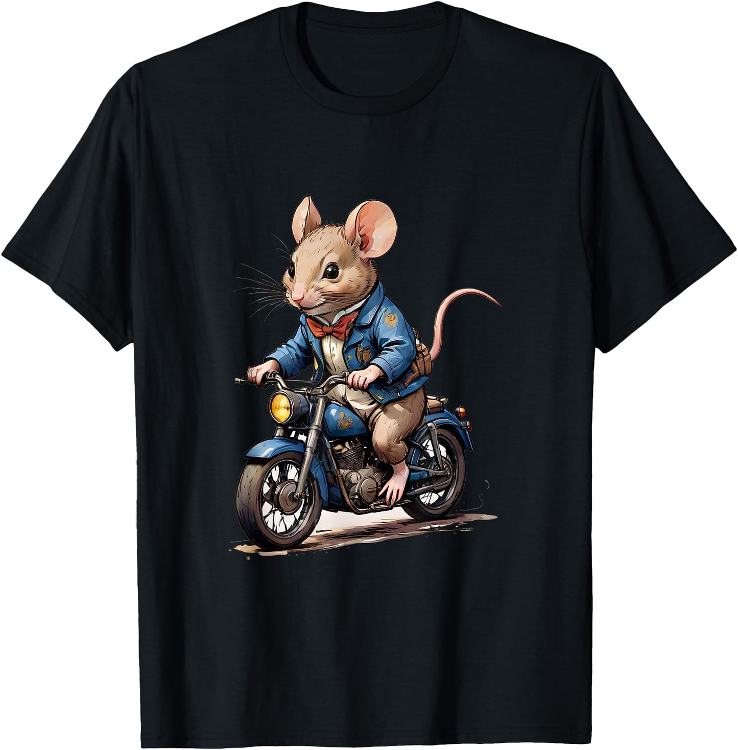 Highway Hero: Mouse on a Motorcycle