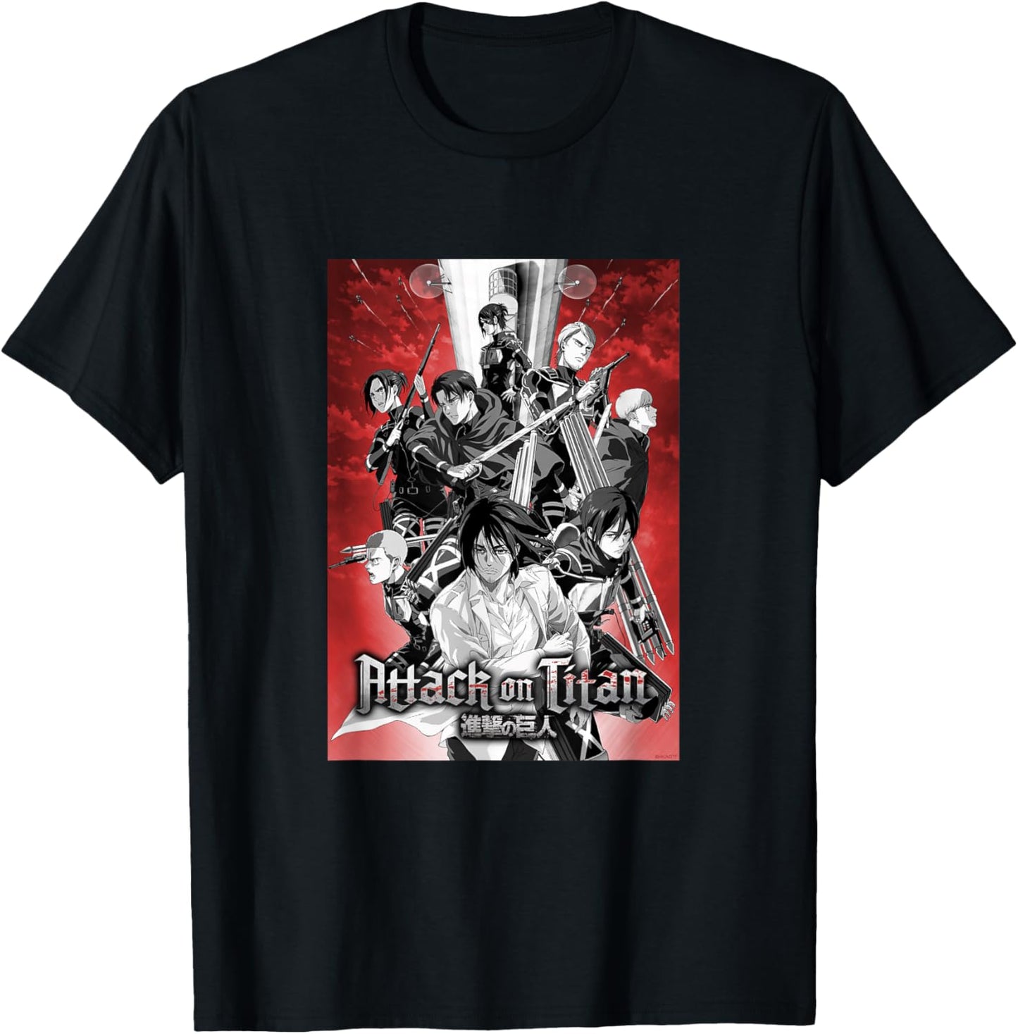 Attack on Titan Season 4 Red Sky Group Poster AOT Anime