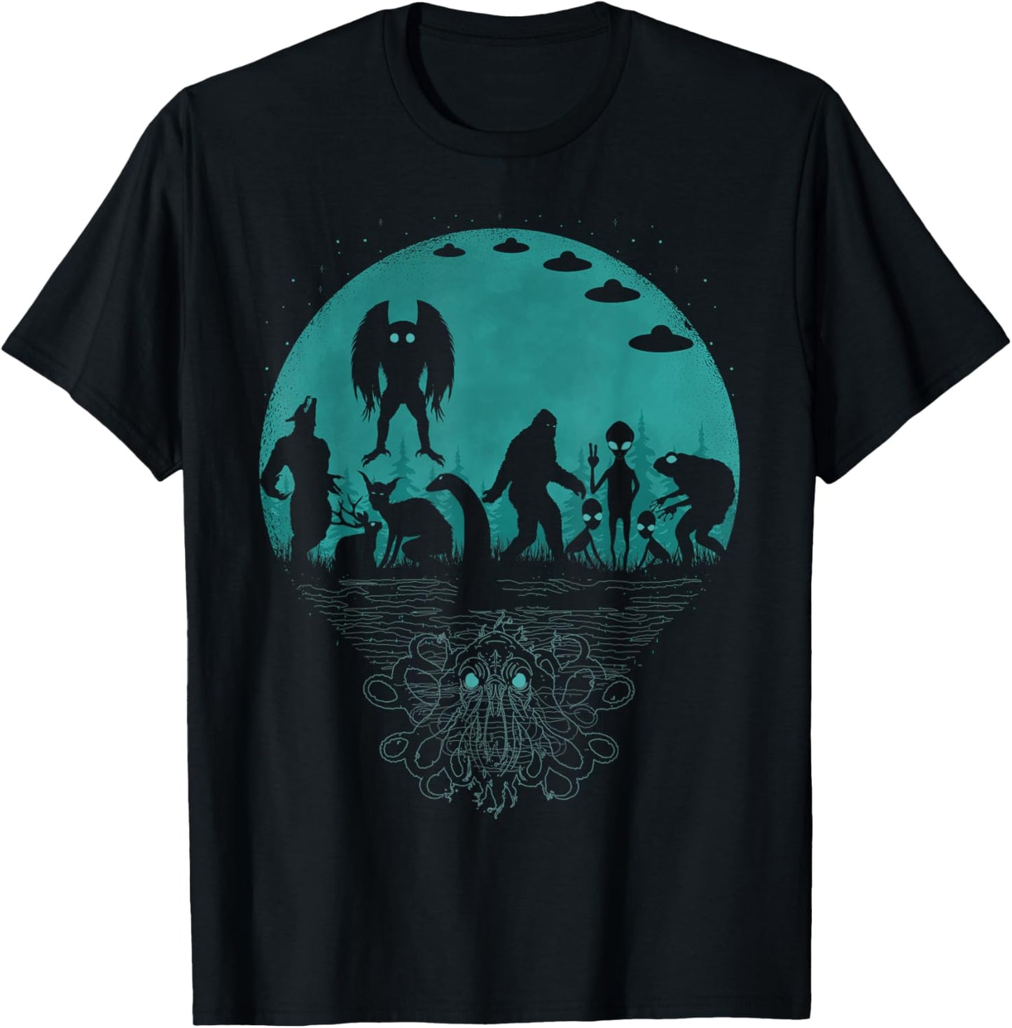Bigfoot Loch Ness Monster Mothman And Aliens! Funny Cryptid