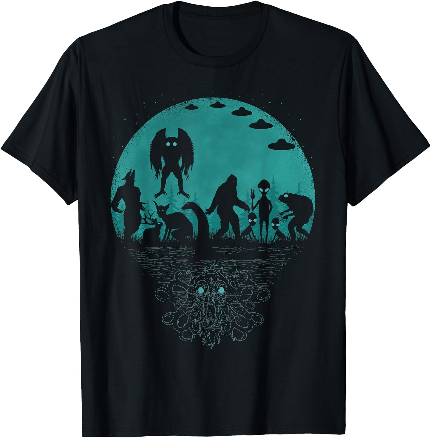 Bigfoot Loch Ness Monster Mothman And Aliens! Funny Cryptid