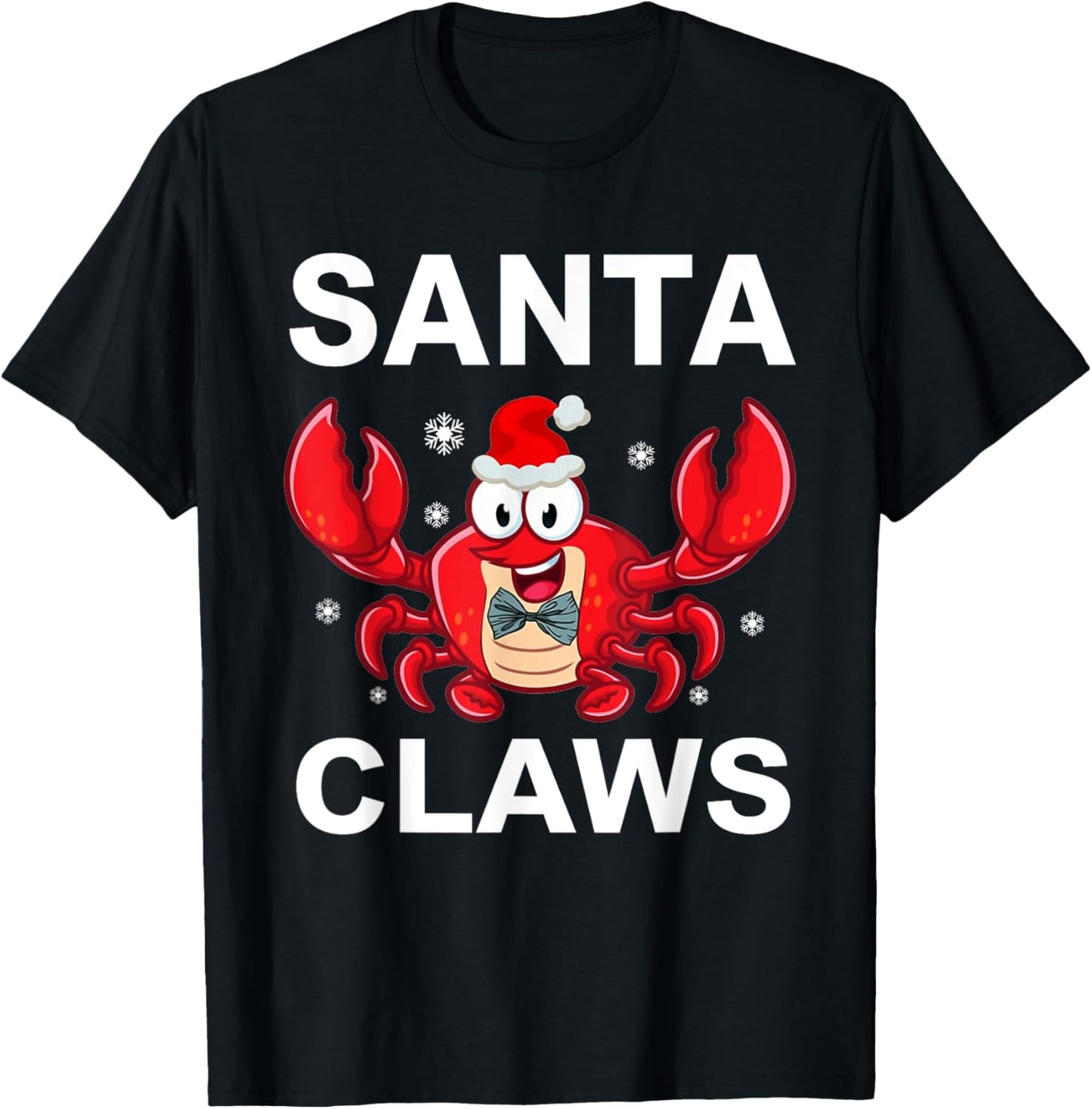 Funny Merry Christmas Santa Claw Crab Crustacean Claus Xmas