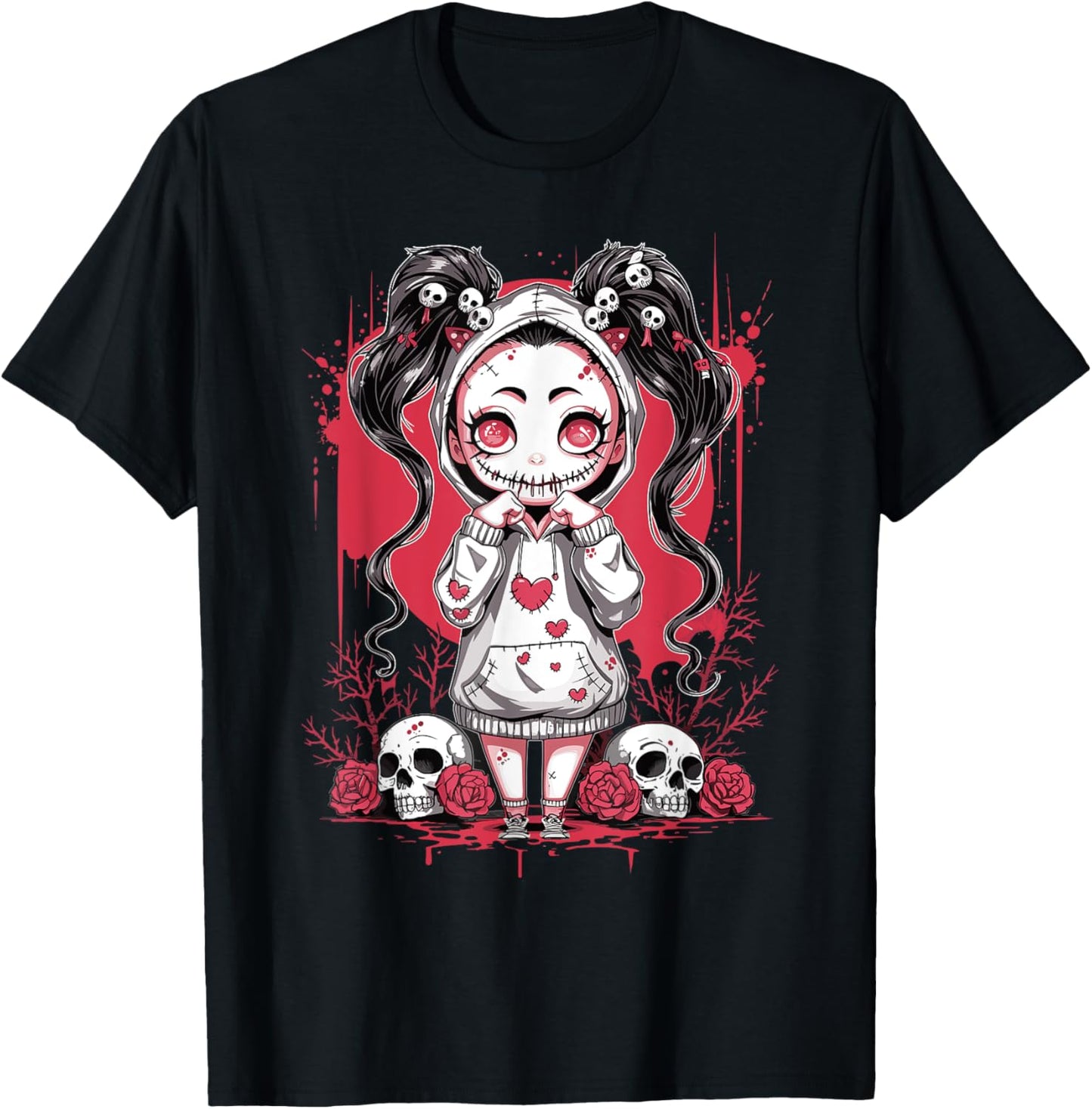 Horror Anime Otaku Halloween Costume Creepy Kawaii Goth