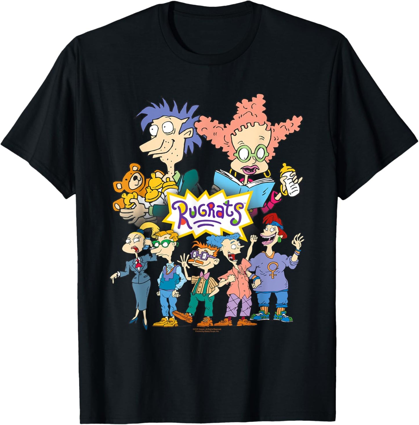 Rugrats Parents Portrait Collage Retro Cartoon