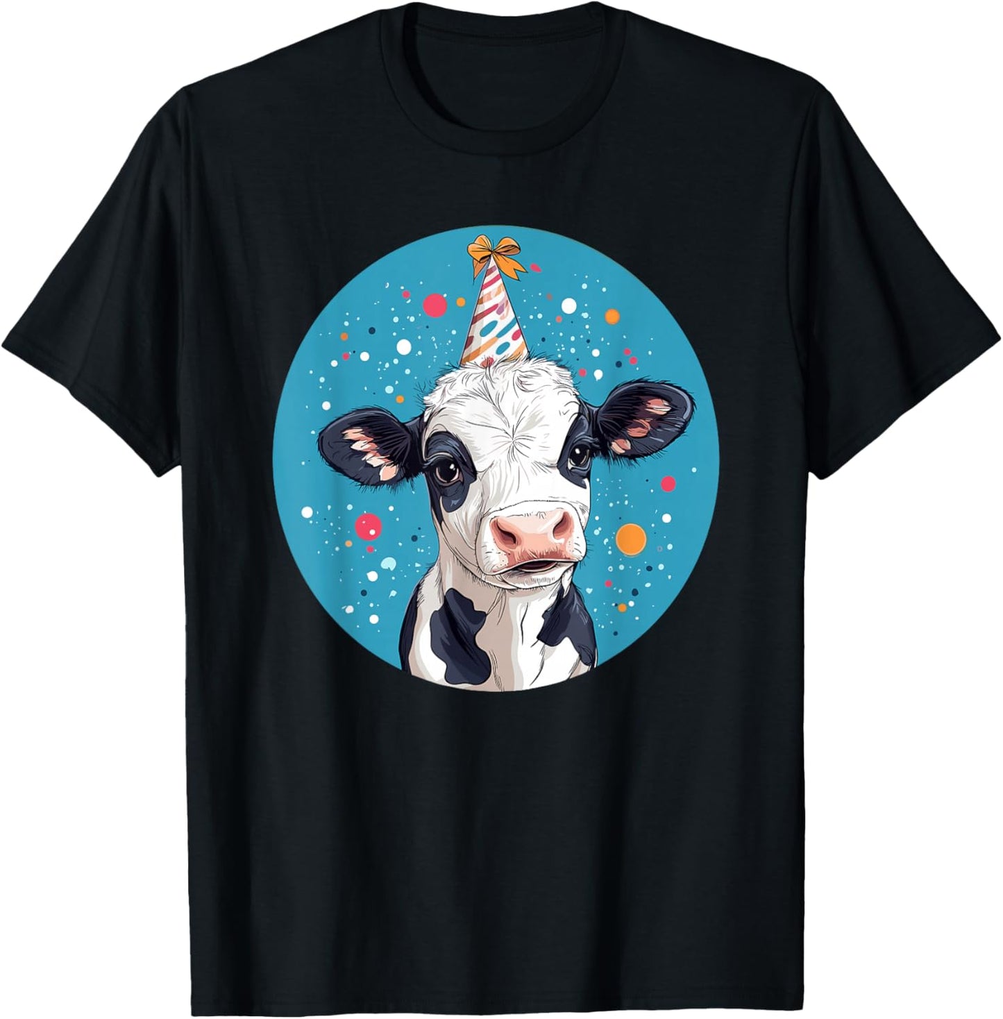 Party Hat Adorable Cow Birthday Bash