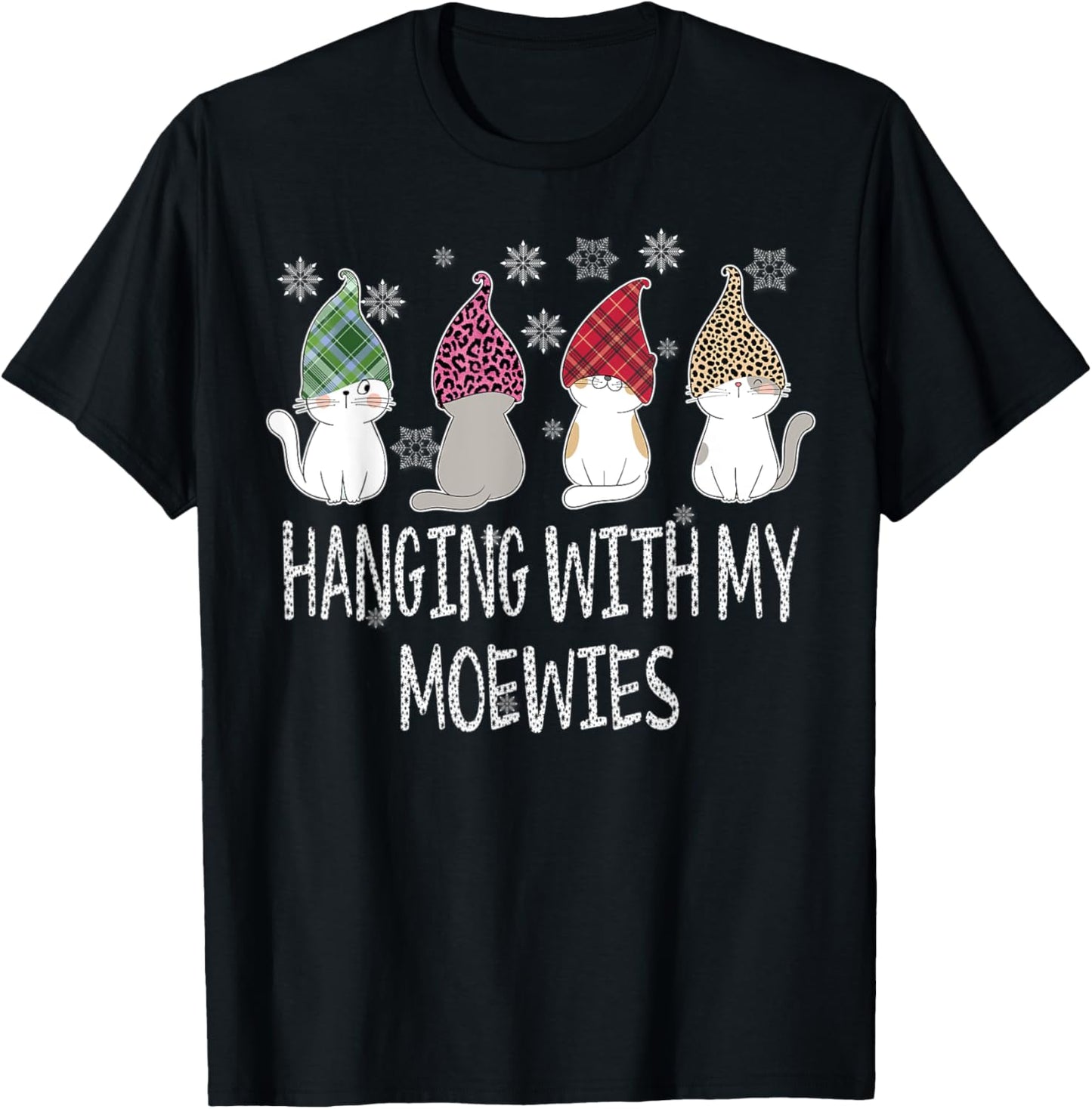 Hanging With My Gnomies Funny cats garden Gnome Christmas