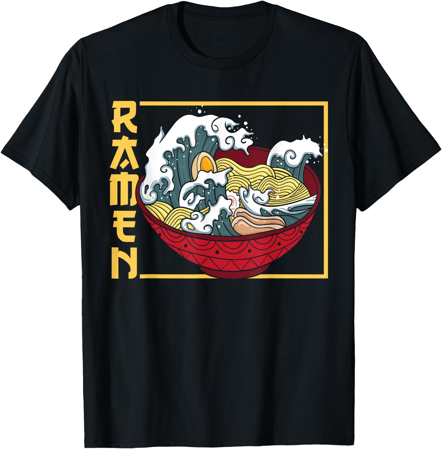 The Great Wave Off Kanagawa Ramen Eater Japanese Noodle Soup