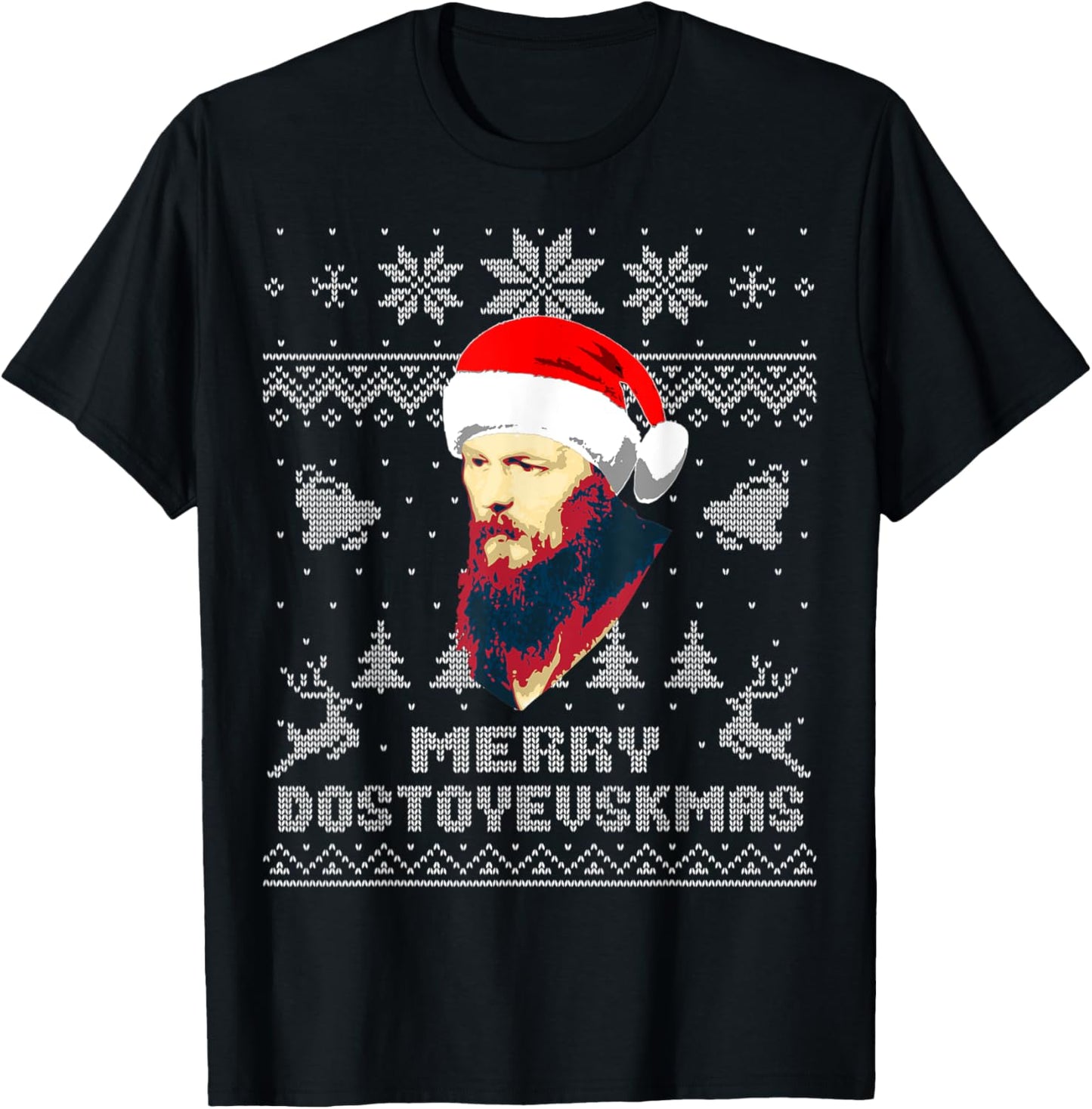 Fyodor Dostoevsky Funny Christmas Holiday Xmas