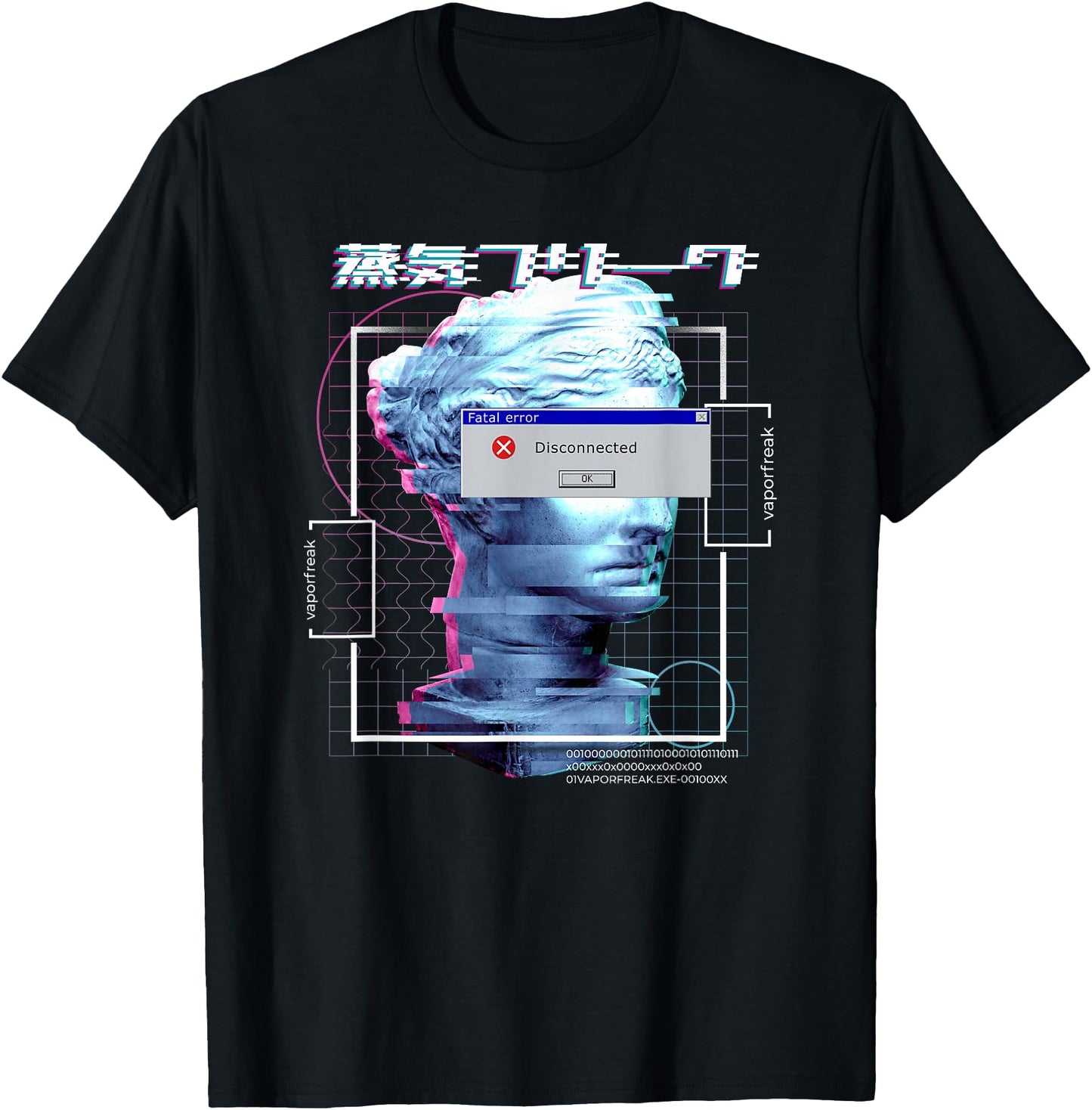 Japanese Aesthetic Fatal Error Vaporwave Retro 80s Synthwave