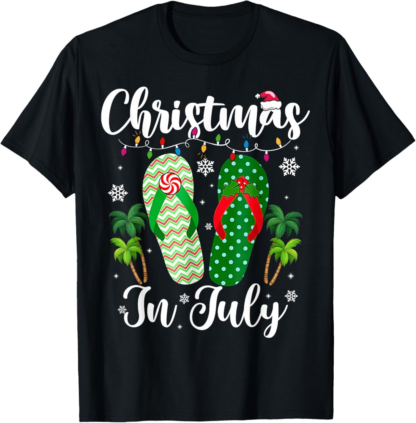 Christmas In July Flip Flops Xmas Flip Flops Summer Women