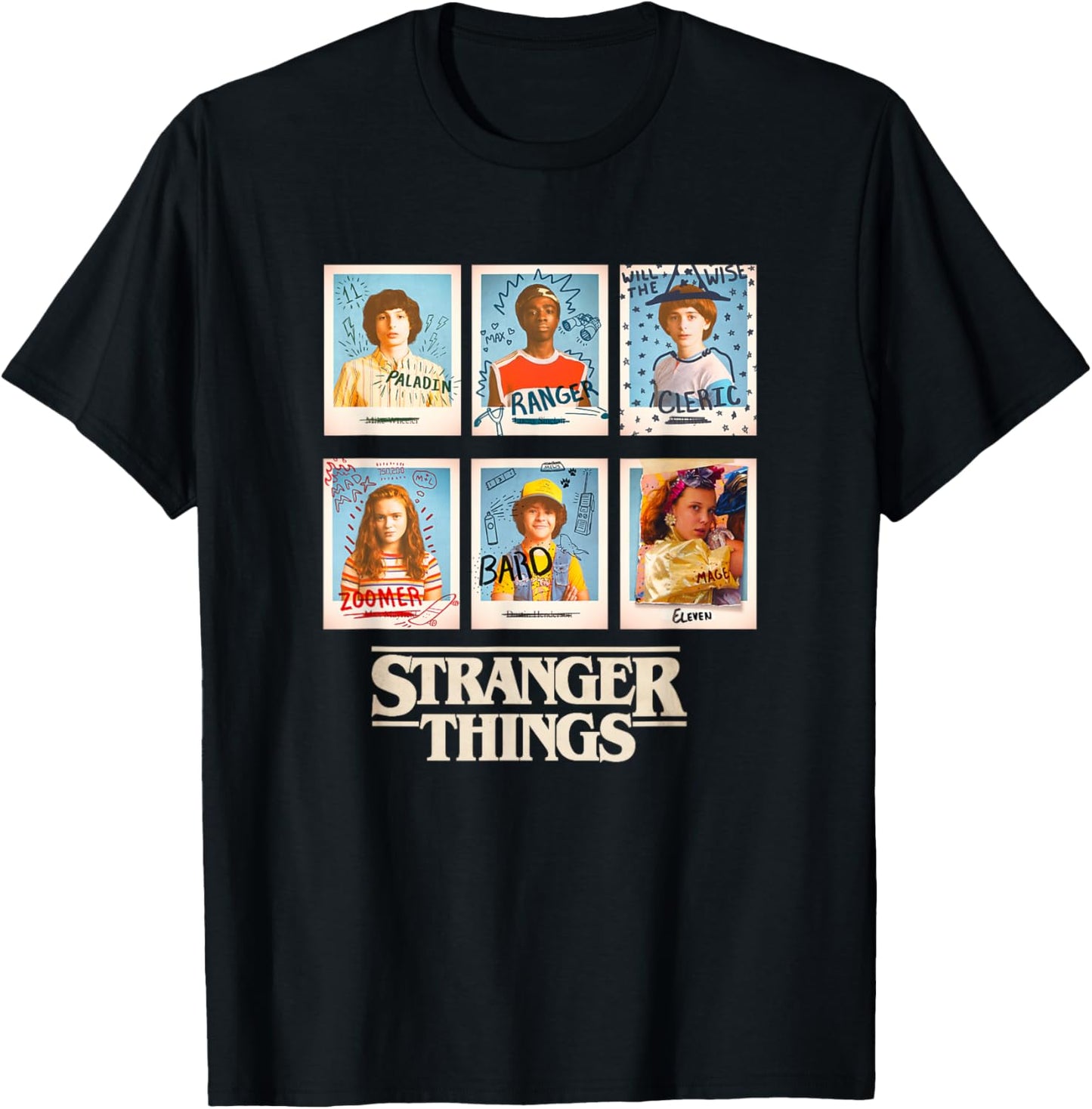 Stranger Things Main Characters Vintage Yearbook Pictures