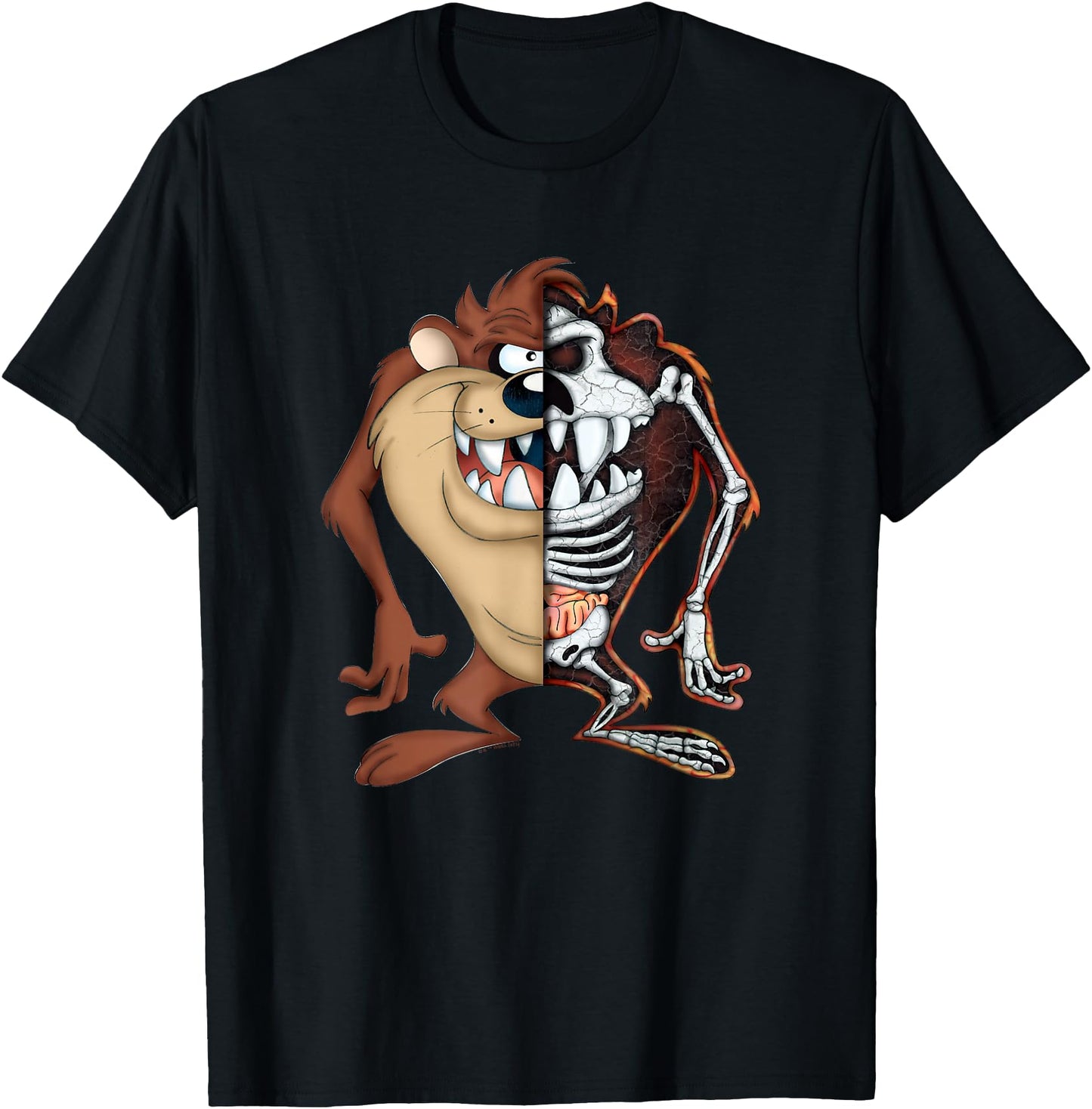 Looney Tunes Taz Half Skeleton