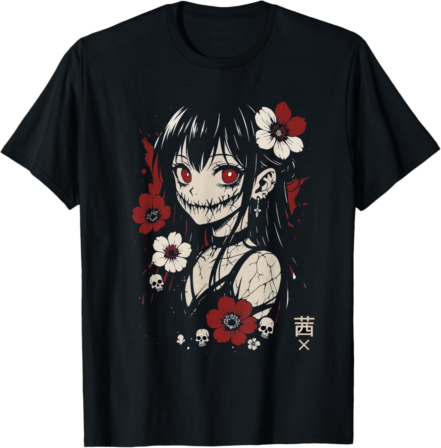 Horror Goth Anime Waifu Kawaii Manga Girl | Creepy Aesthetic