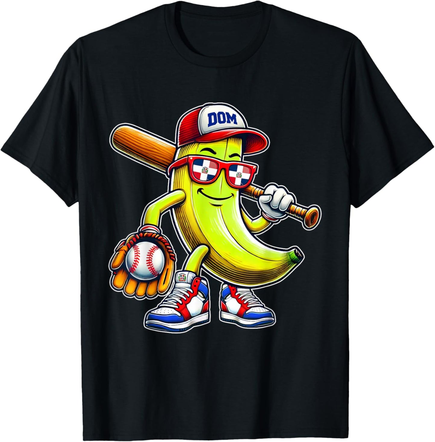 Dominican Republic Platano Baseball DR Flag Kids Toddlers
