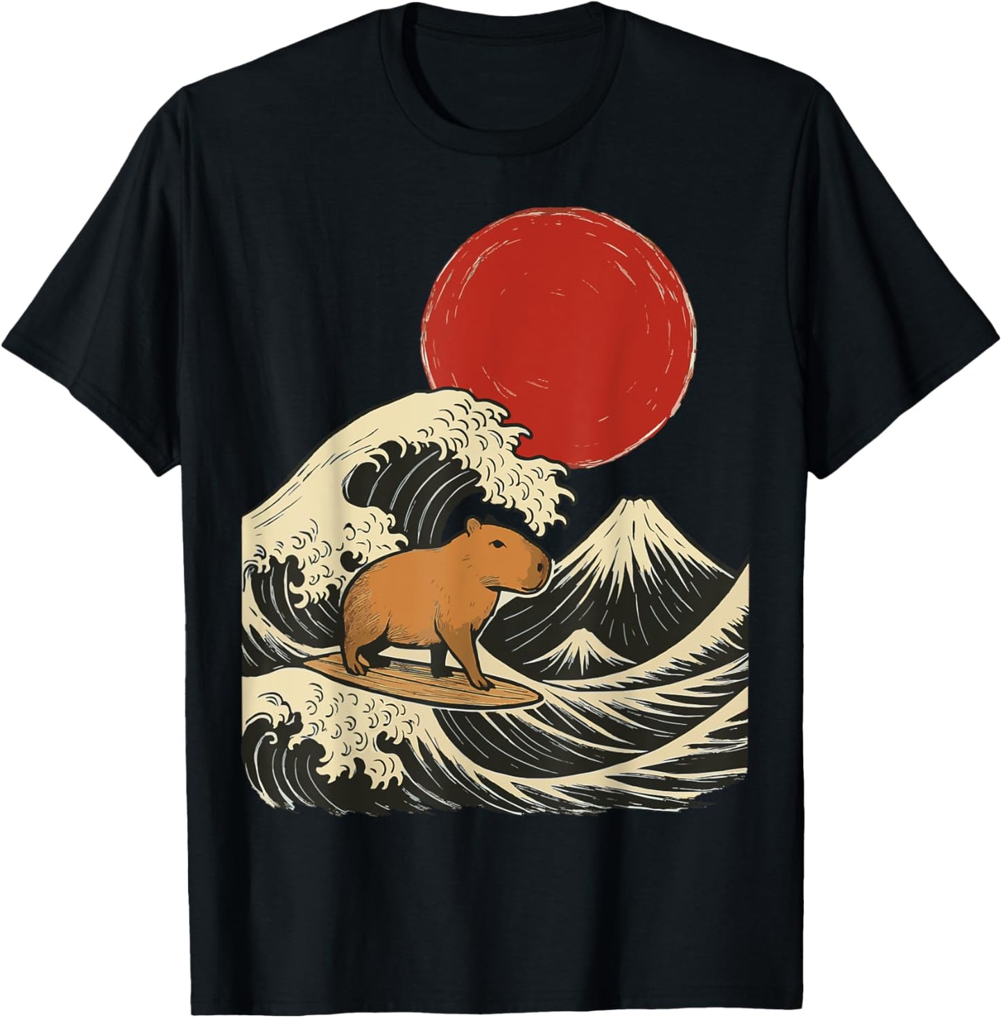 Capybara Surfing Japanese