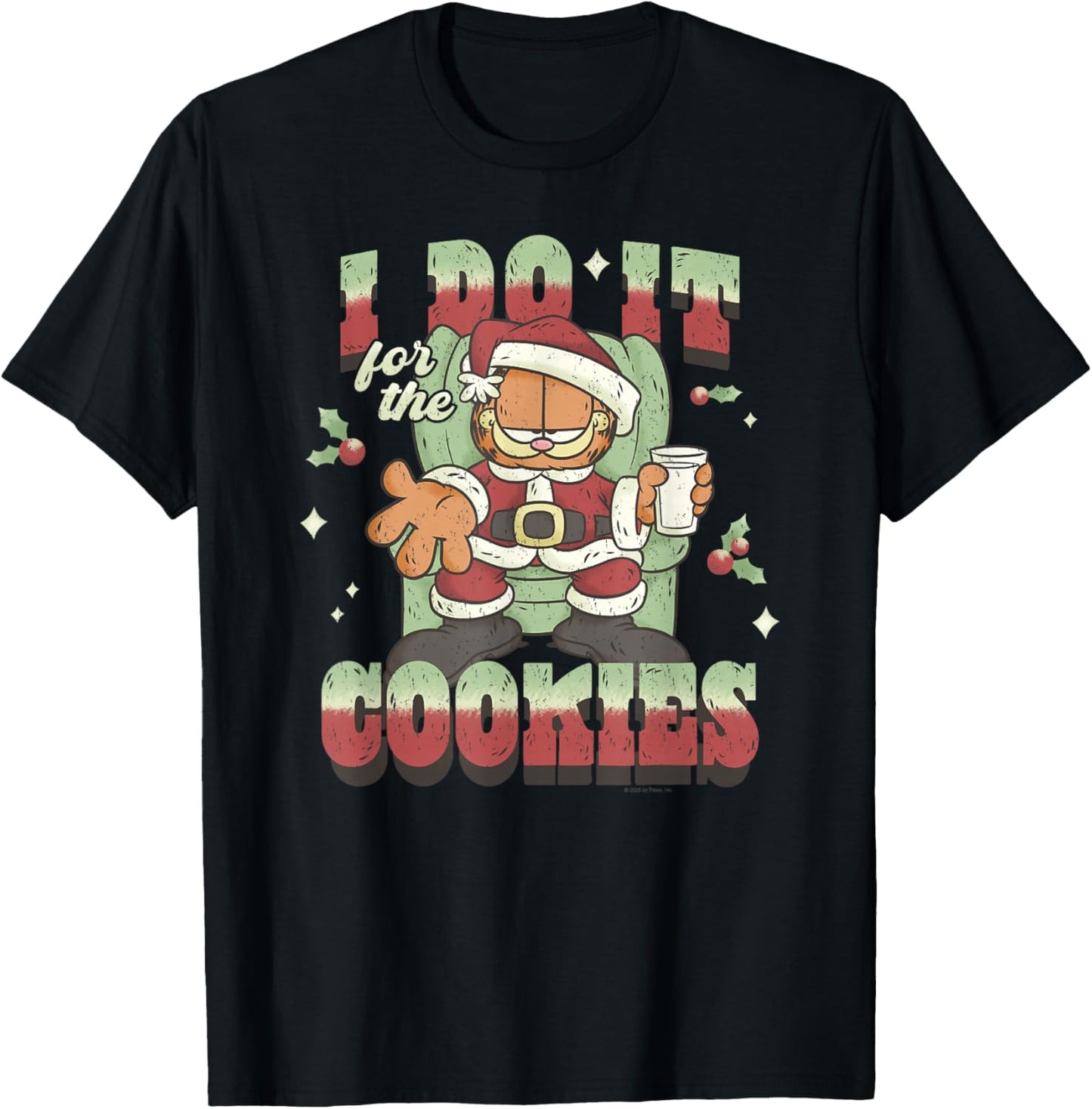 Garfield Christmas I Do It for The Cookies Holidays Portrait
