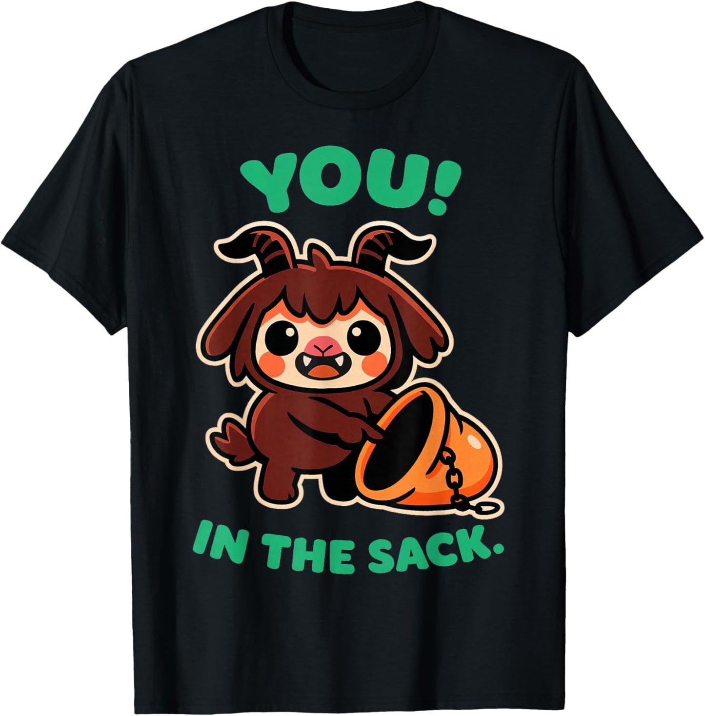 Cute Krampus You in The Sack Chibi Funny Christmas Yule
