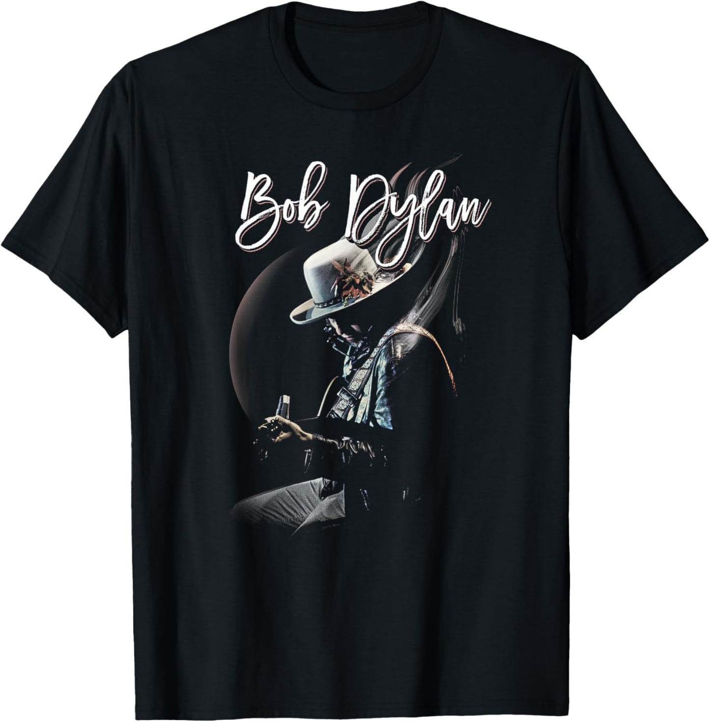Bob Dylan Unreleased Black T-Shirt, Men's, Small, Short Sleeve, Classic Fit, Crew Neck, Imported