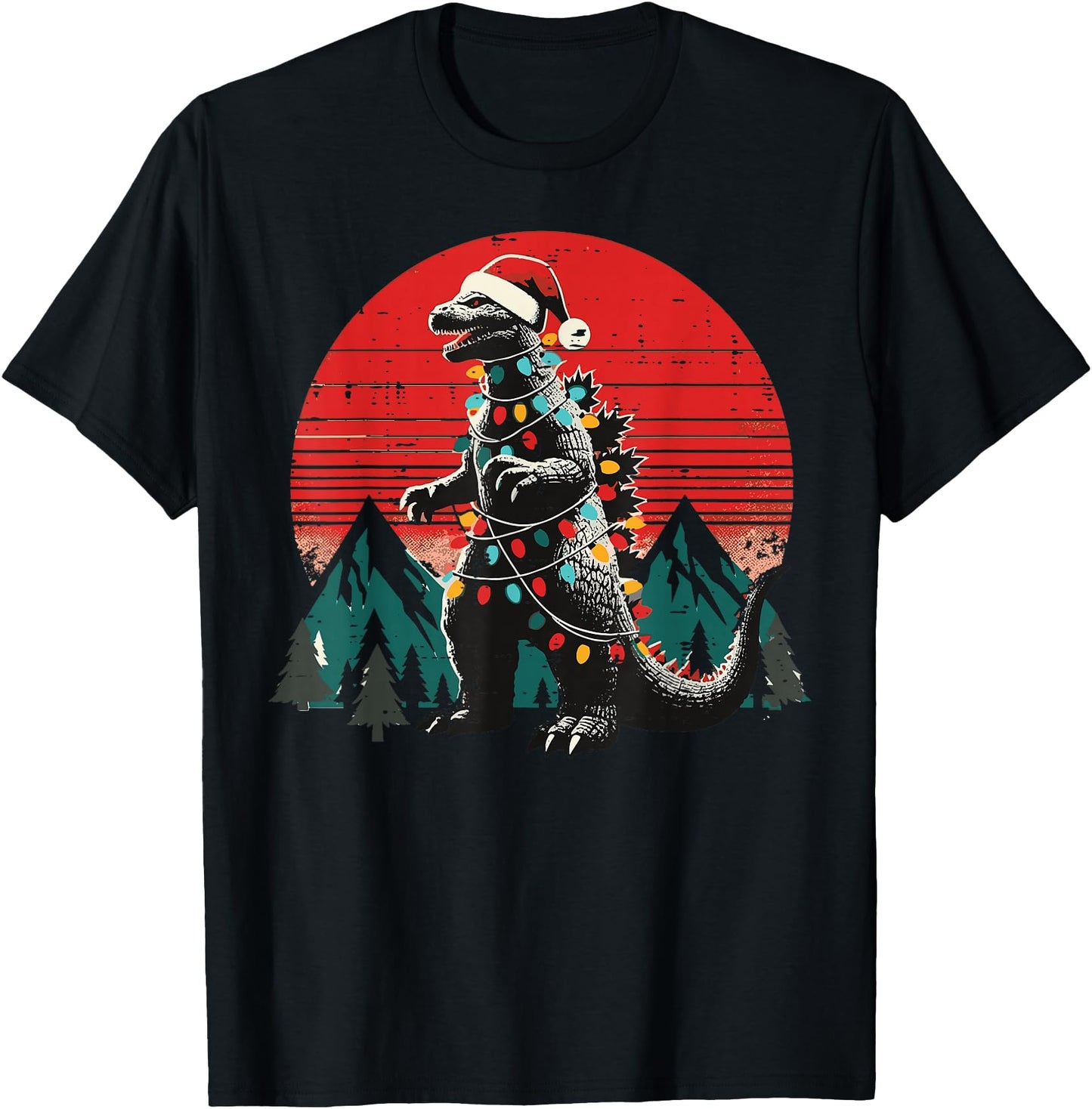 Japanese Monster Christmas Lights Kaiju Xmas Men Women