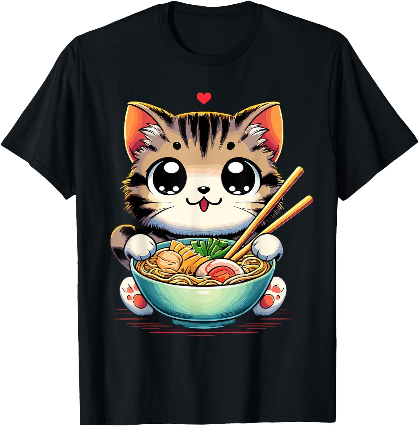 Cat Ramen Noodles Anime Kawaii Japanese Cat