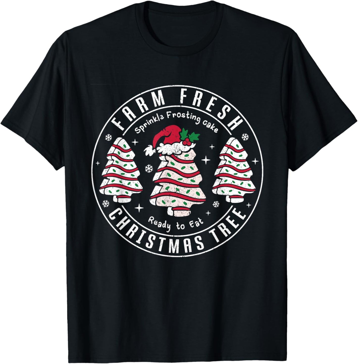 Farm Fresh Christmas Tree Cakes Retro Xmas Tree Farm Pajamas