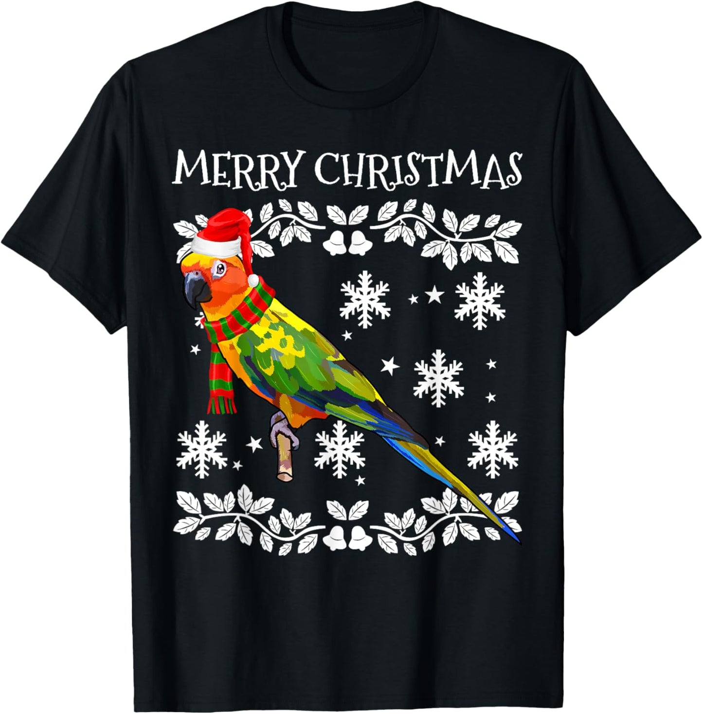 Bird Merry Christmas Ornament Sun Conure Ugly Xmas