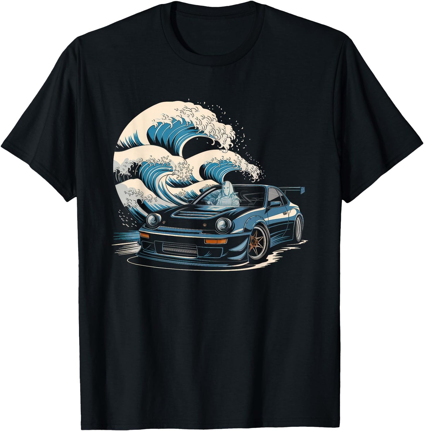 Japanese Car Tshirt Men JDM Japan Street Racing Streetwear