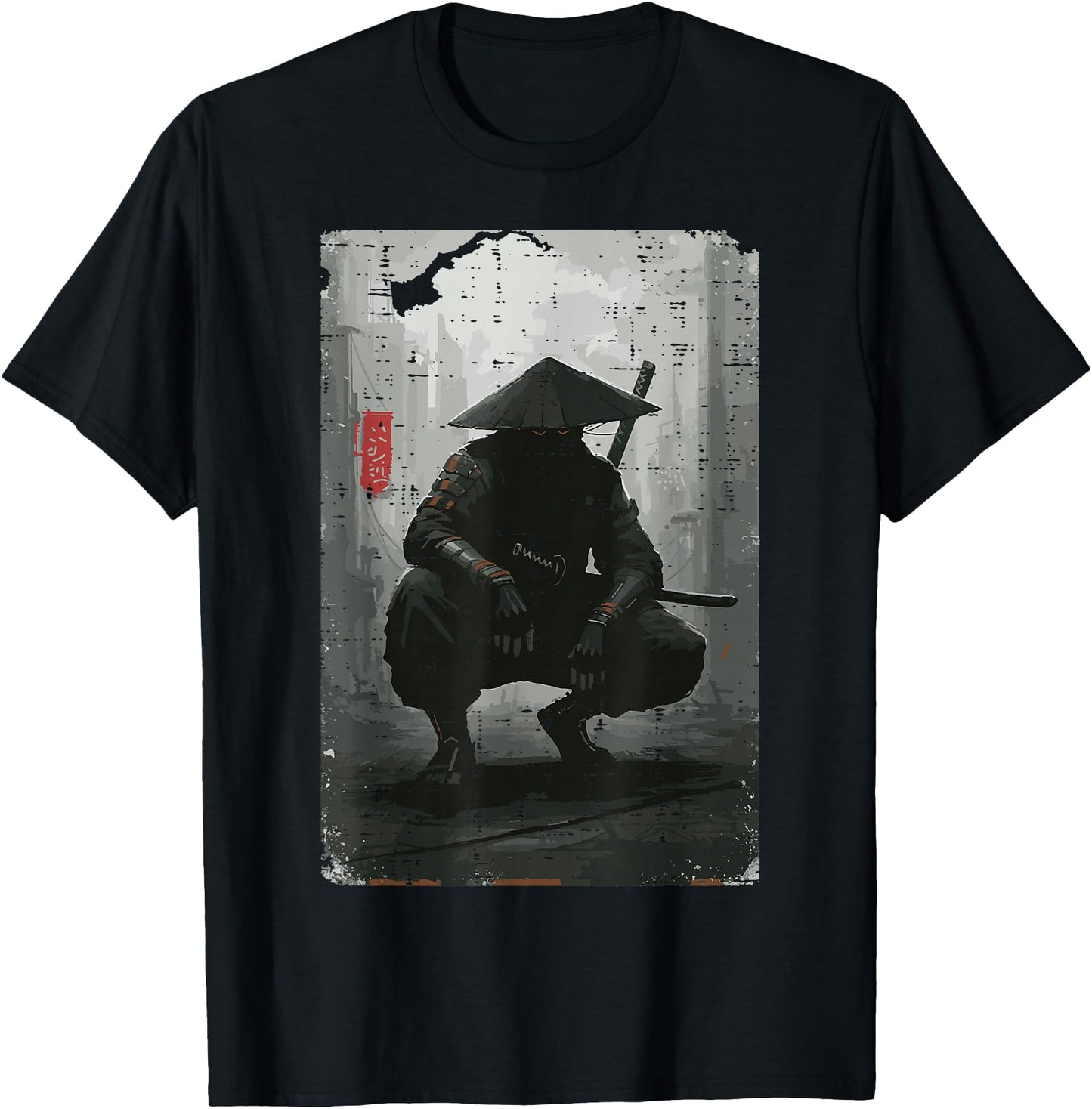 Japanese Samurai Warrior Hat Ronin Ukiyoe Art Men Women