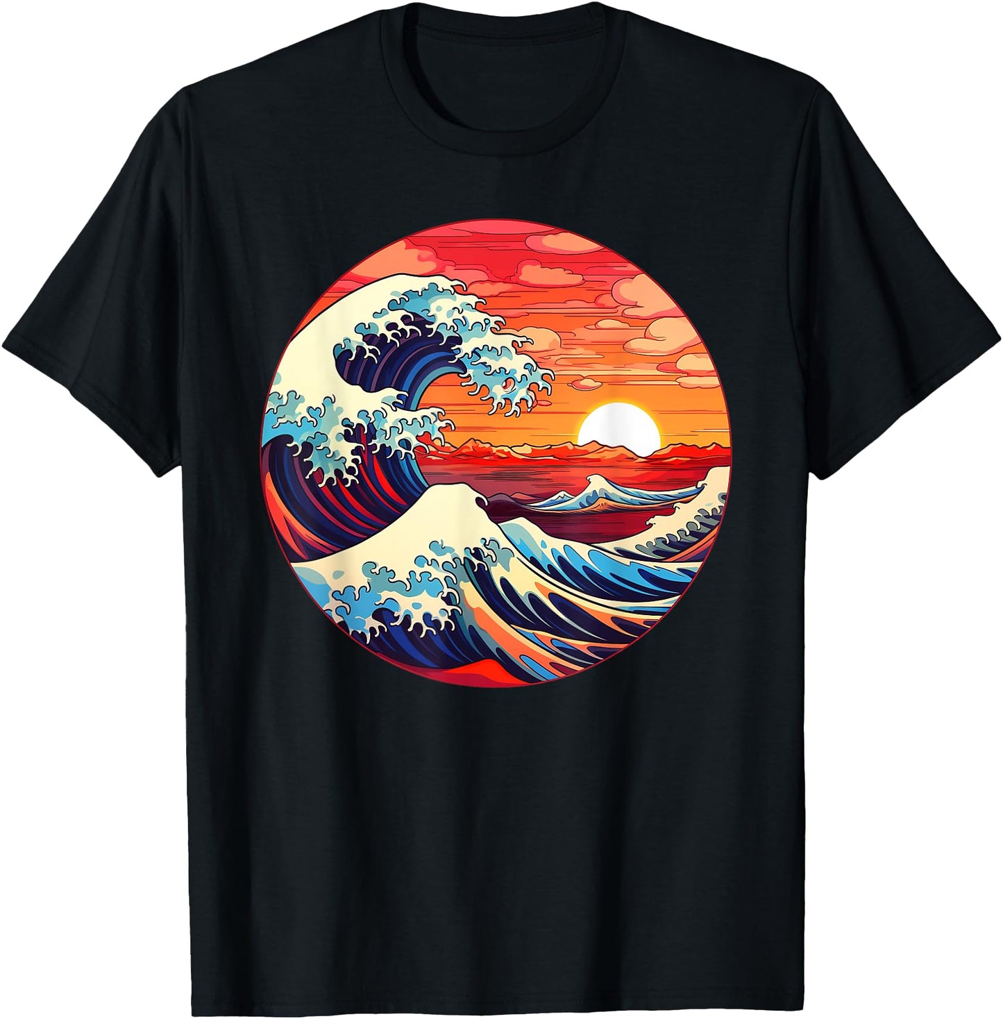 Great Art Aesthetic Tsunami boys Wave off Kanagawa Japanese