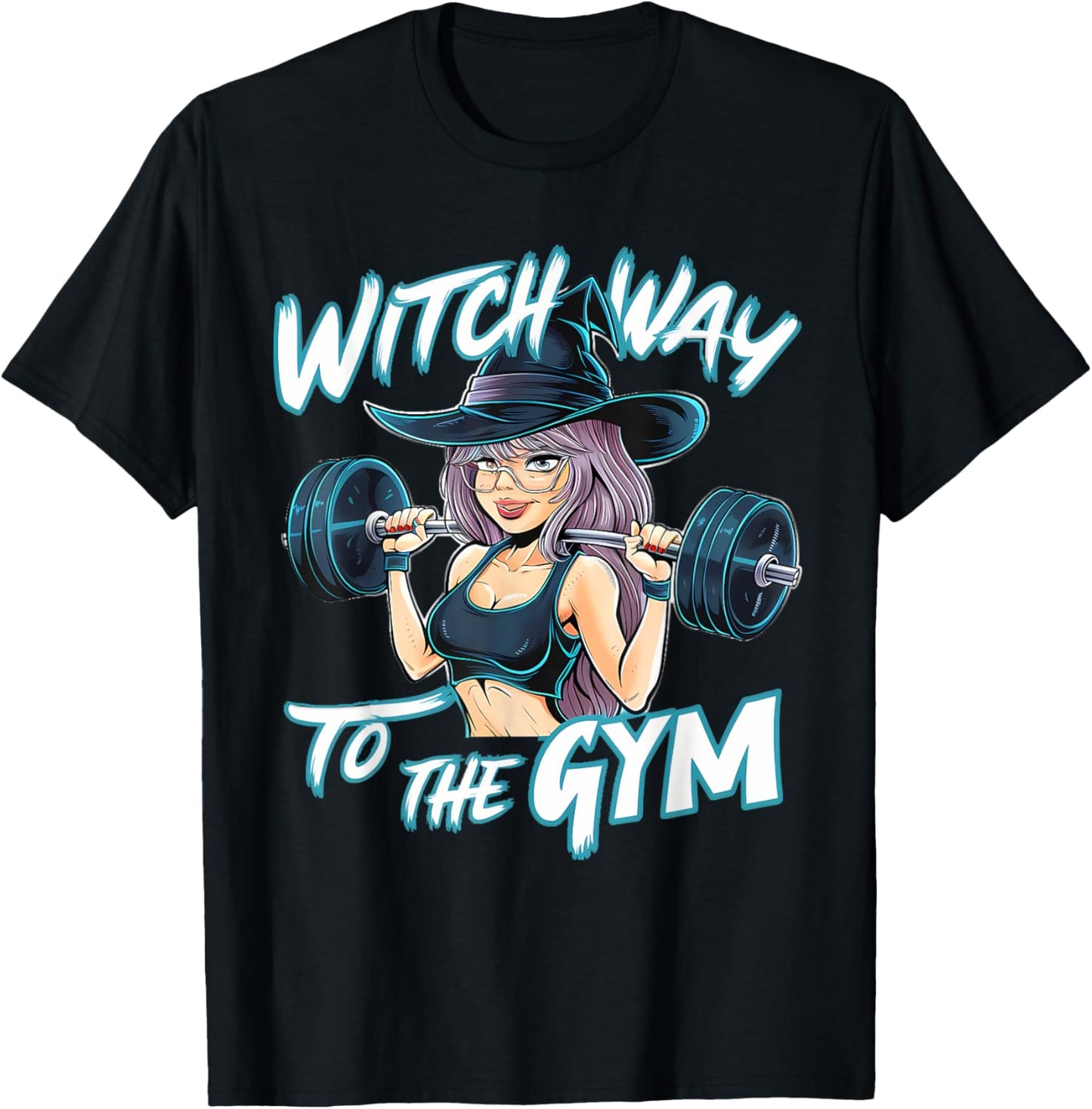 Witch Way to the Gym Halloween Workout Fitness Anime