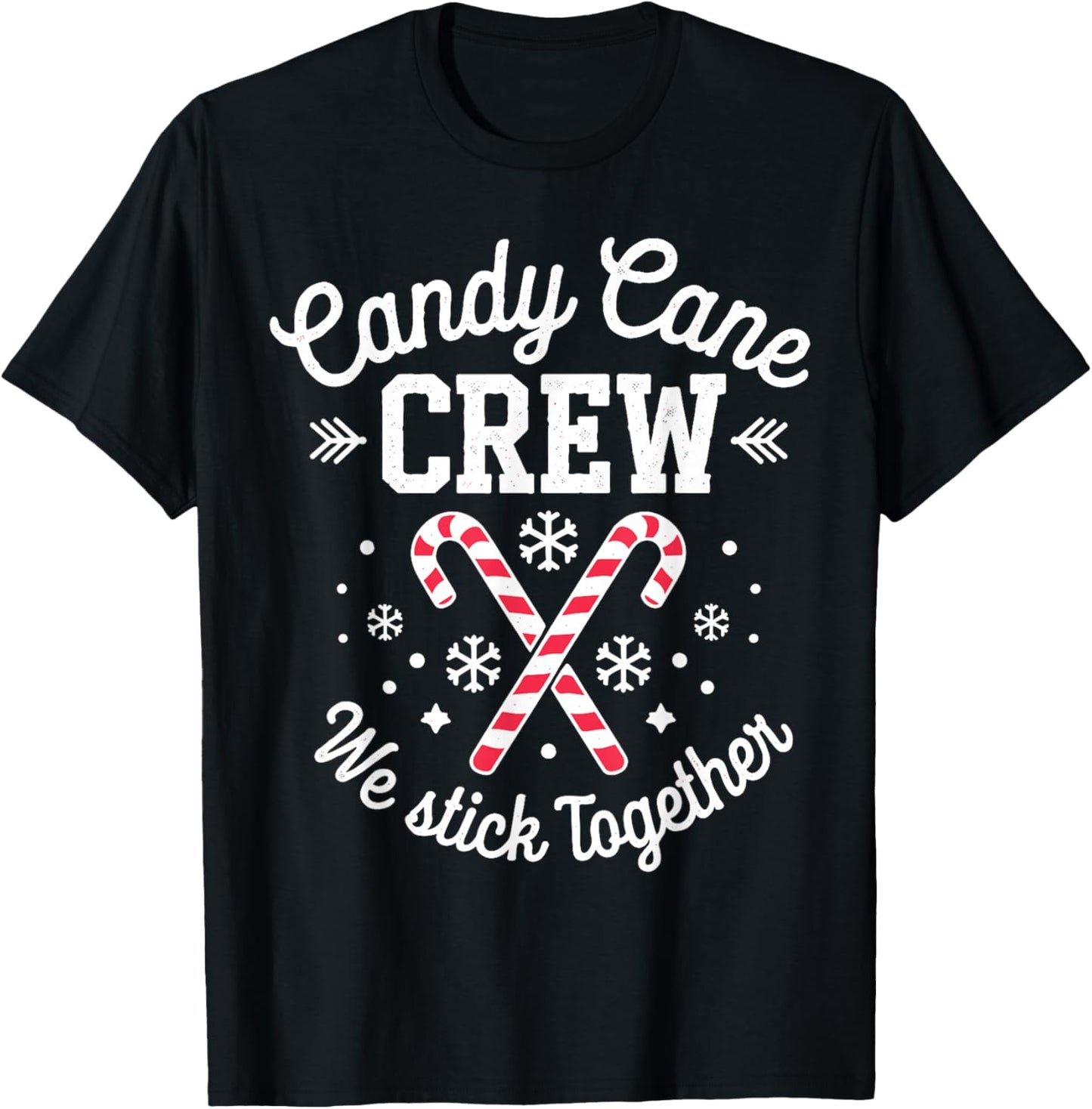 Candy Cane Crew We Stick Together Christmas Costume Xmas