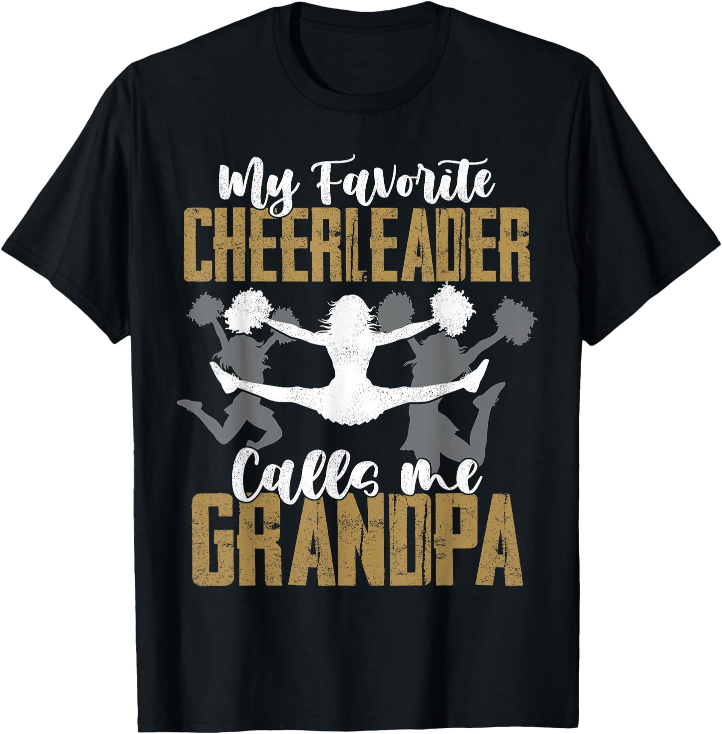 Funny Cheerleader Grandpa Shirt Cheerleading Grandpa Gift