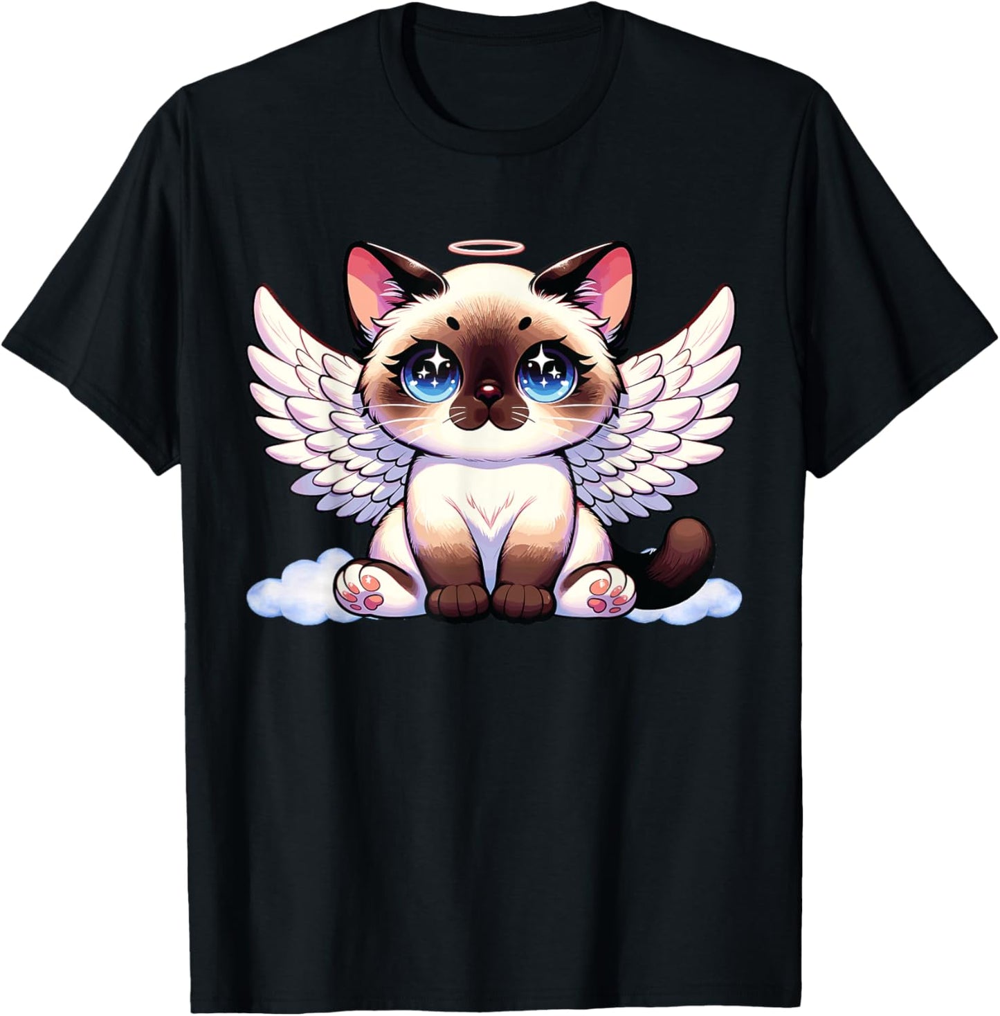 Angel Cat, Siamese Cat, Anime Angel Kitten