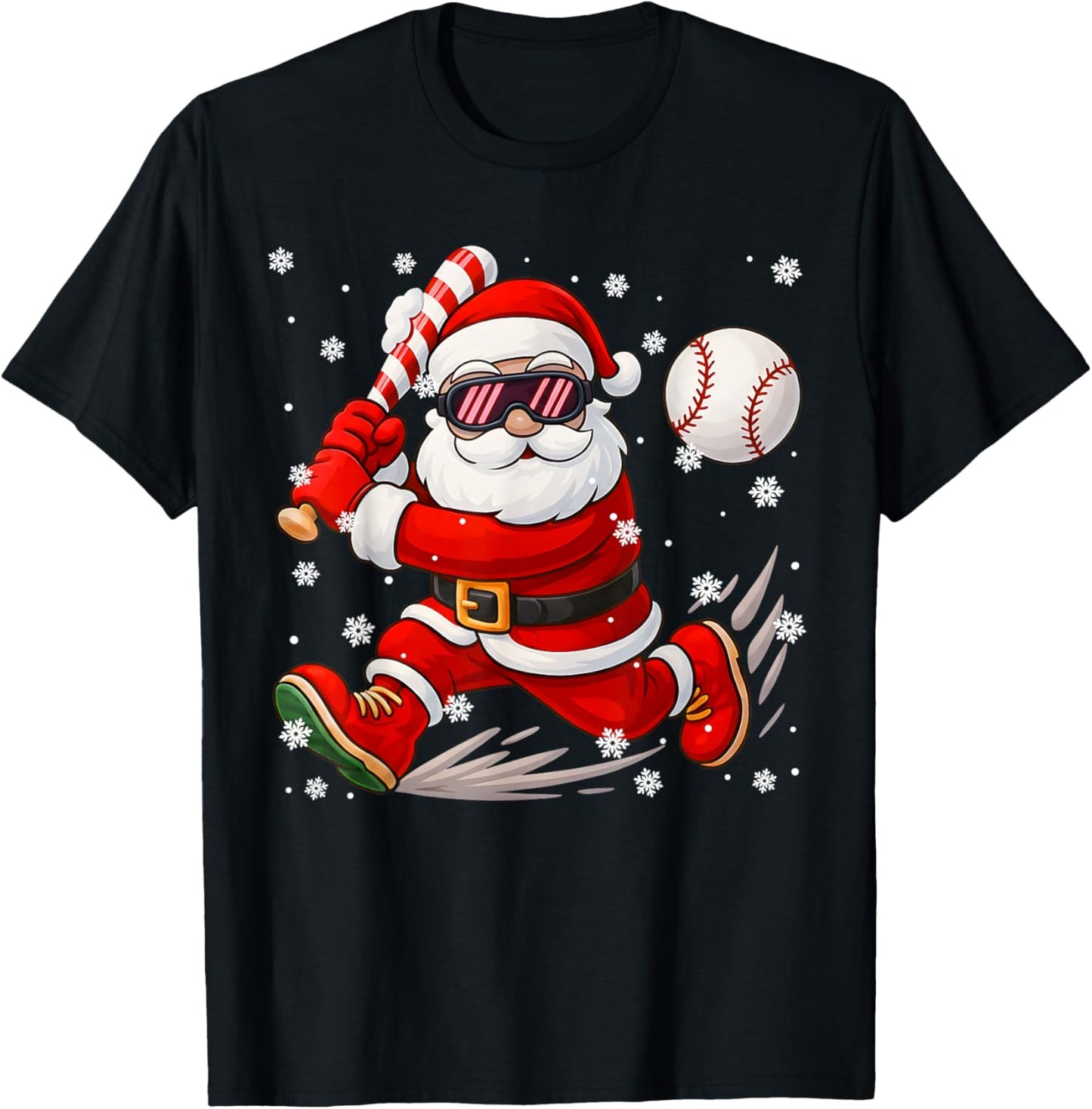 Funny Santa Baseball Christmas Pajamas Xmas Men Boy Toddlers