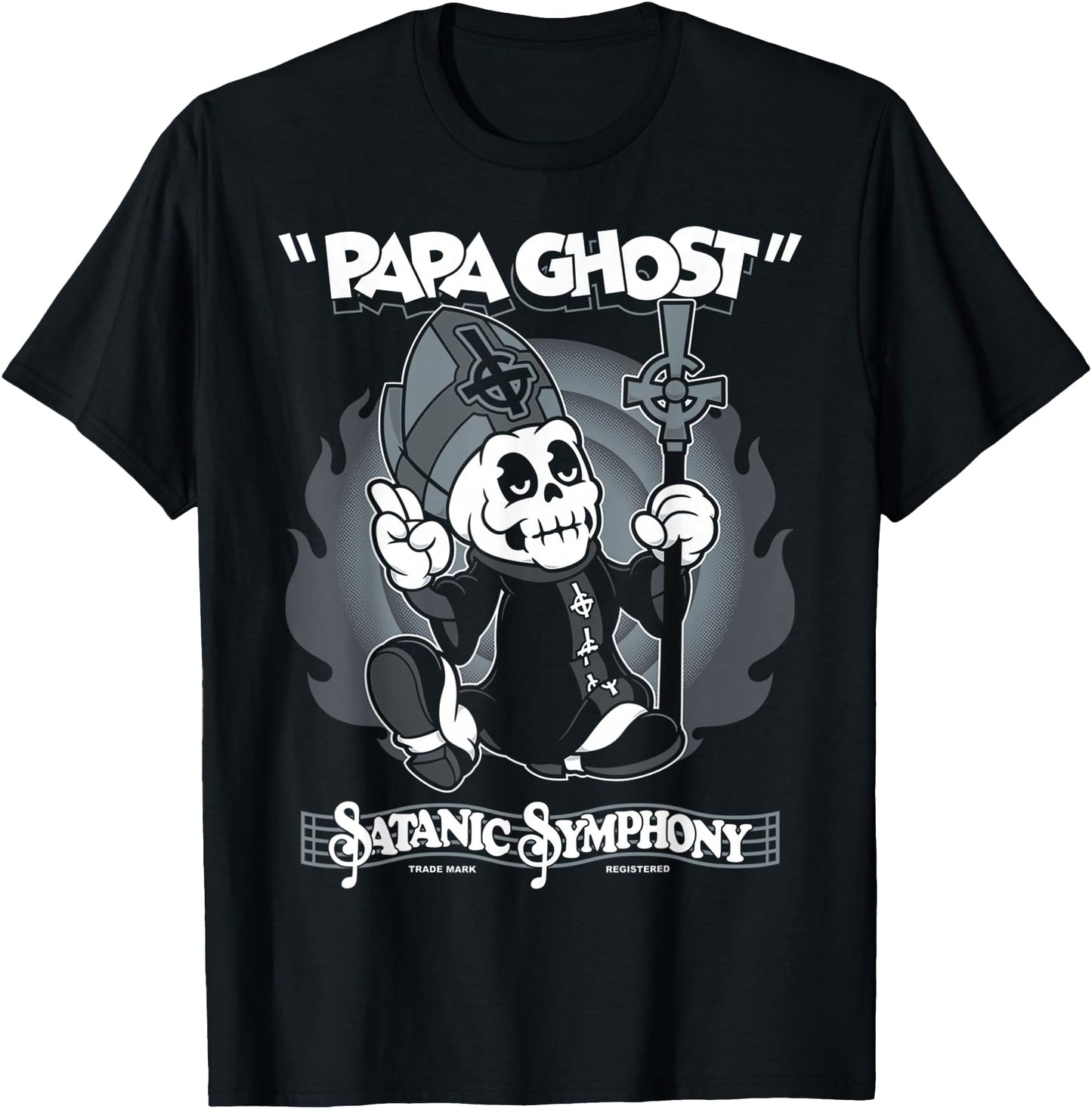 Papa Ghost - Vintage Cartoon Satanic Symphony Creepy Cute