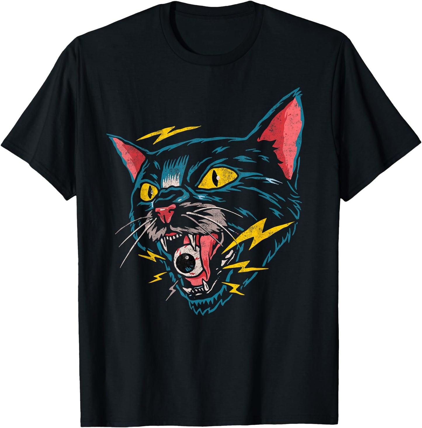 Black Cat American Traditional Old School Tattoo Ink Artist
